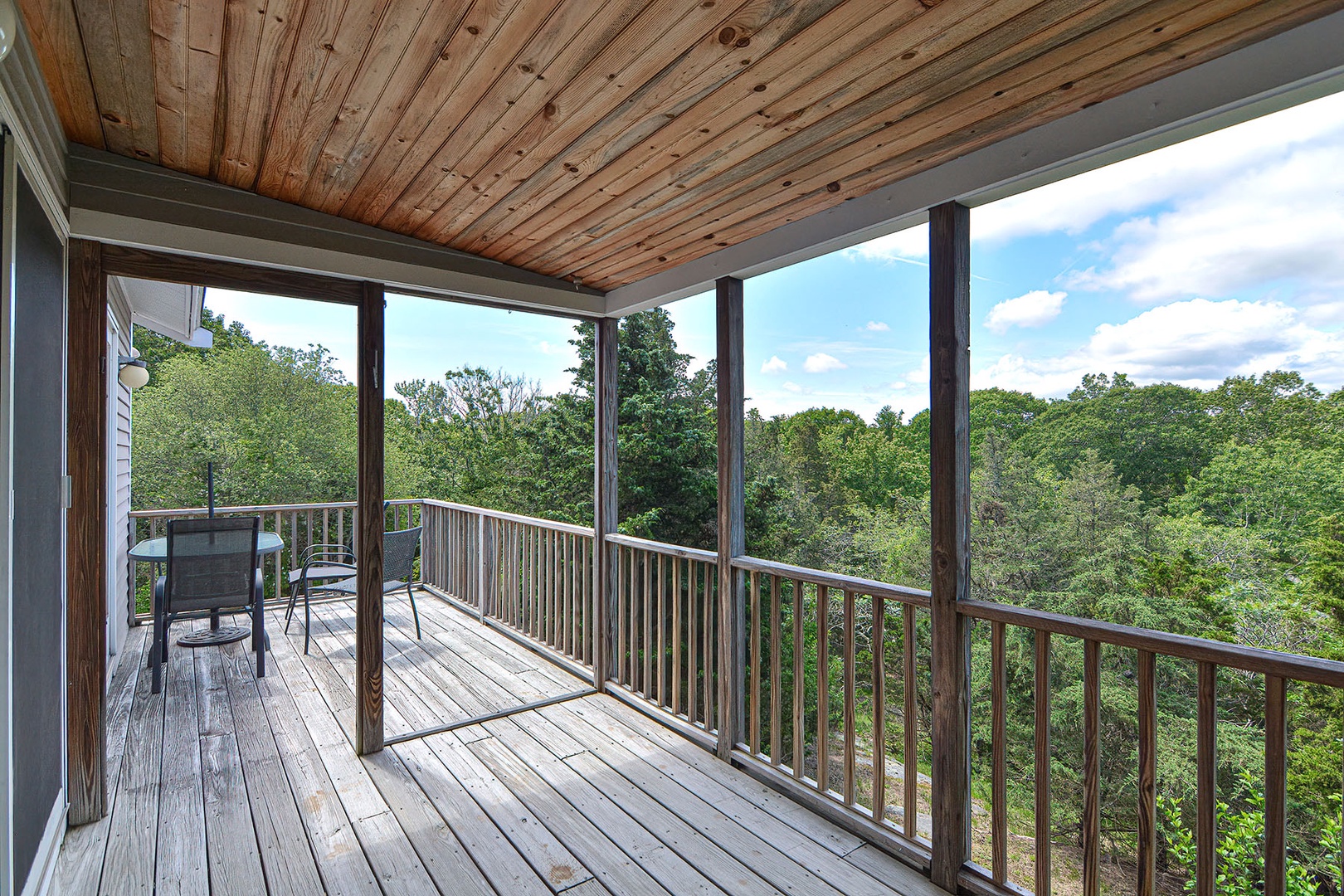 Overlooking view in the balcony.