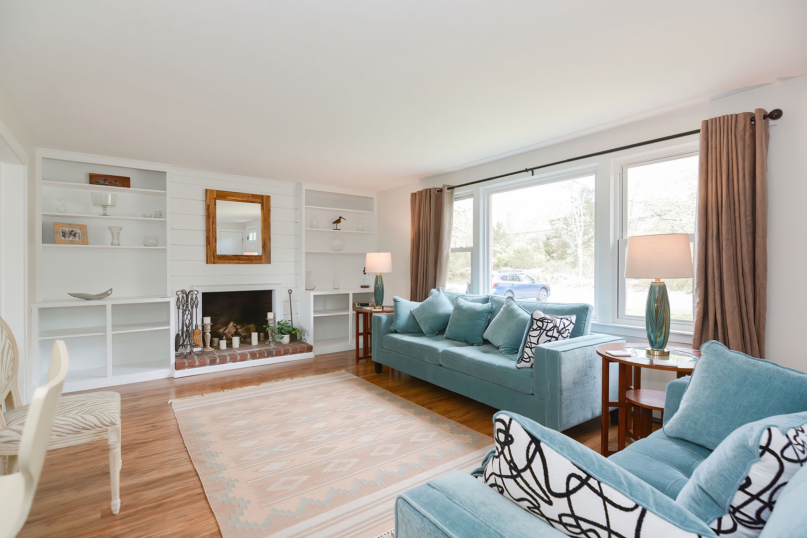Bright and spacious living area.