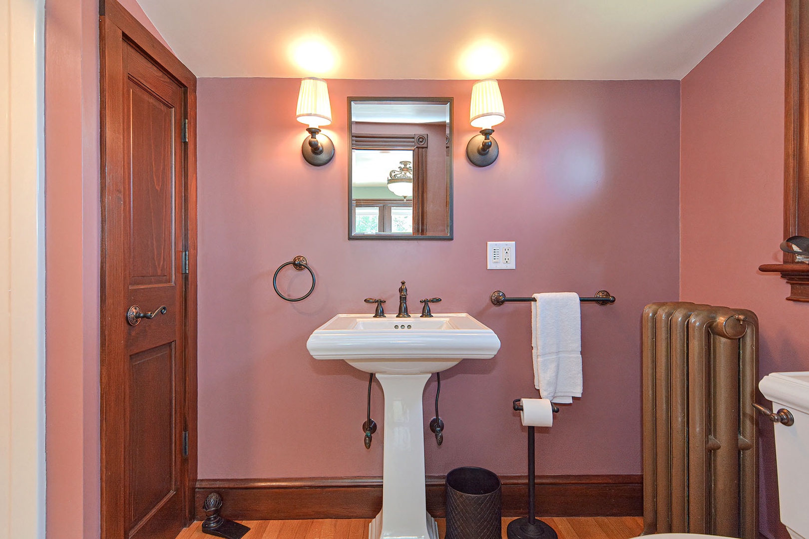 First floor bathroom off the living room