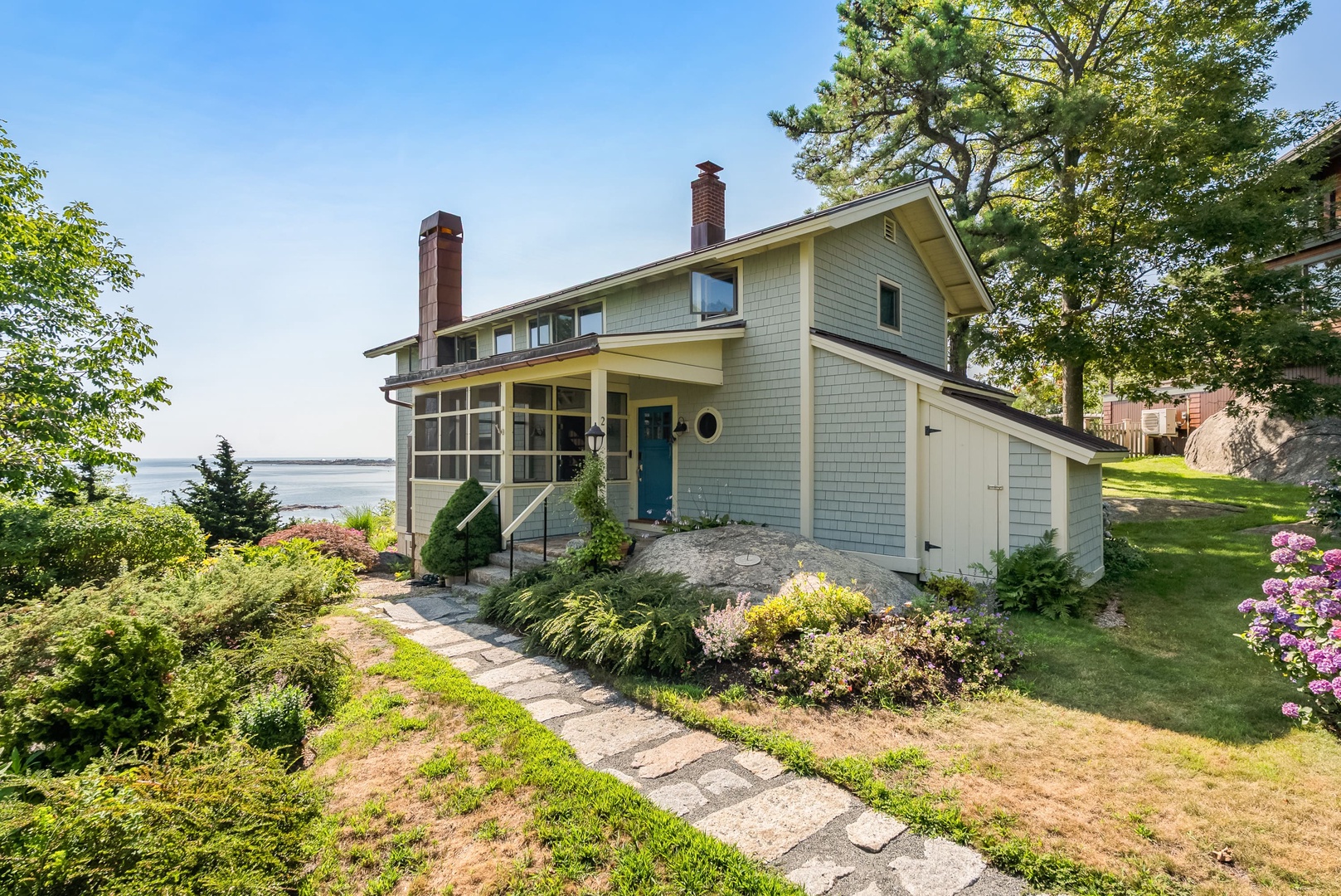 Front of the house.