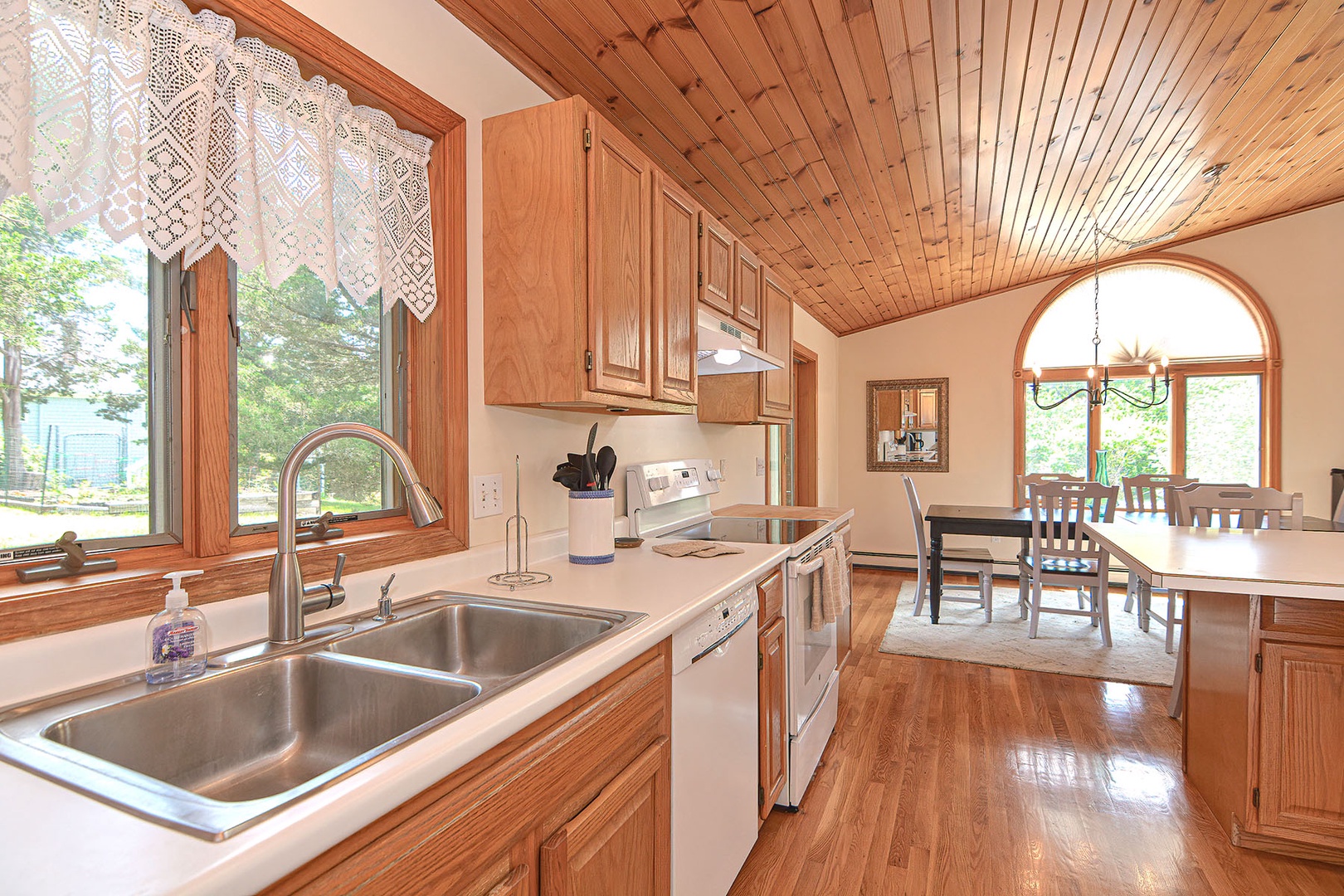 The kitchen.