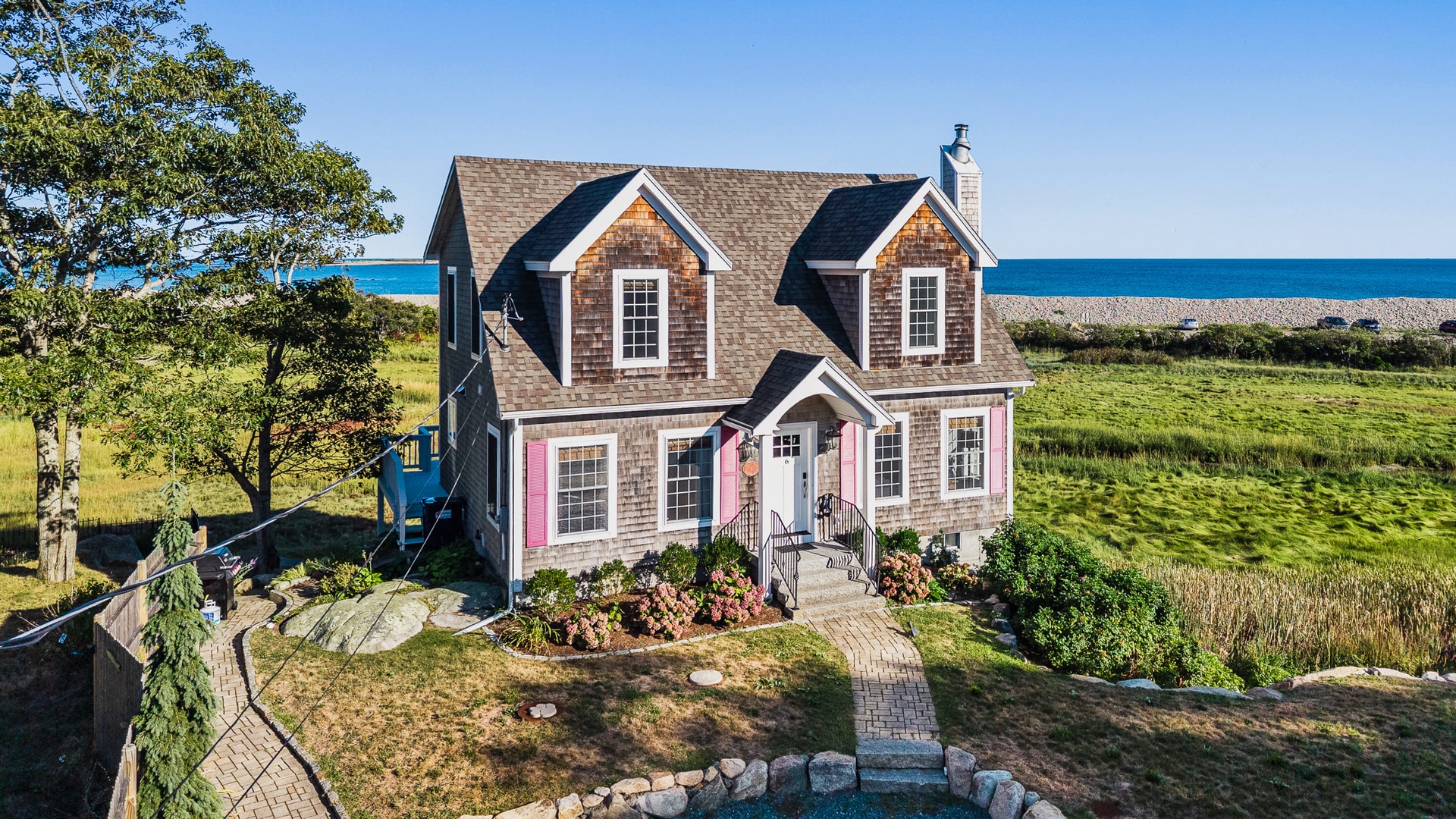 Another front view of the house.