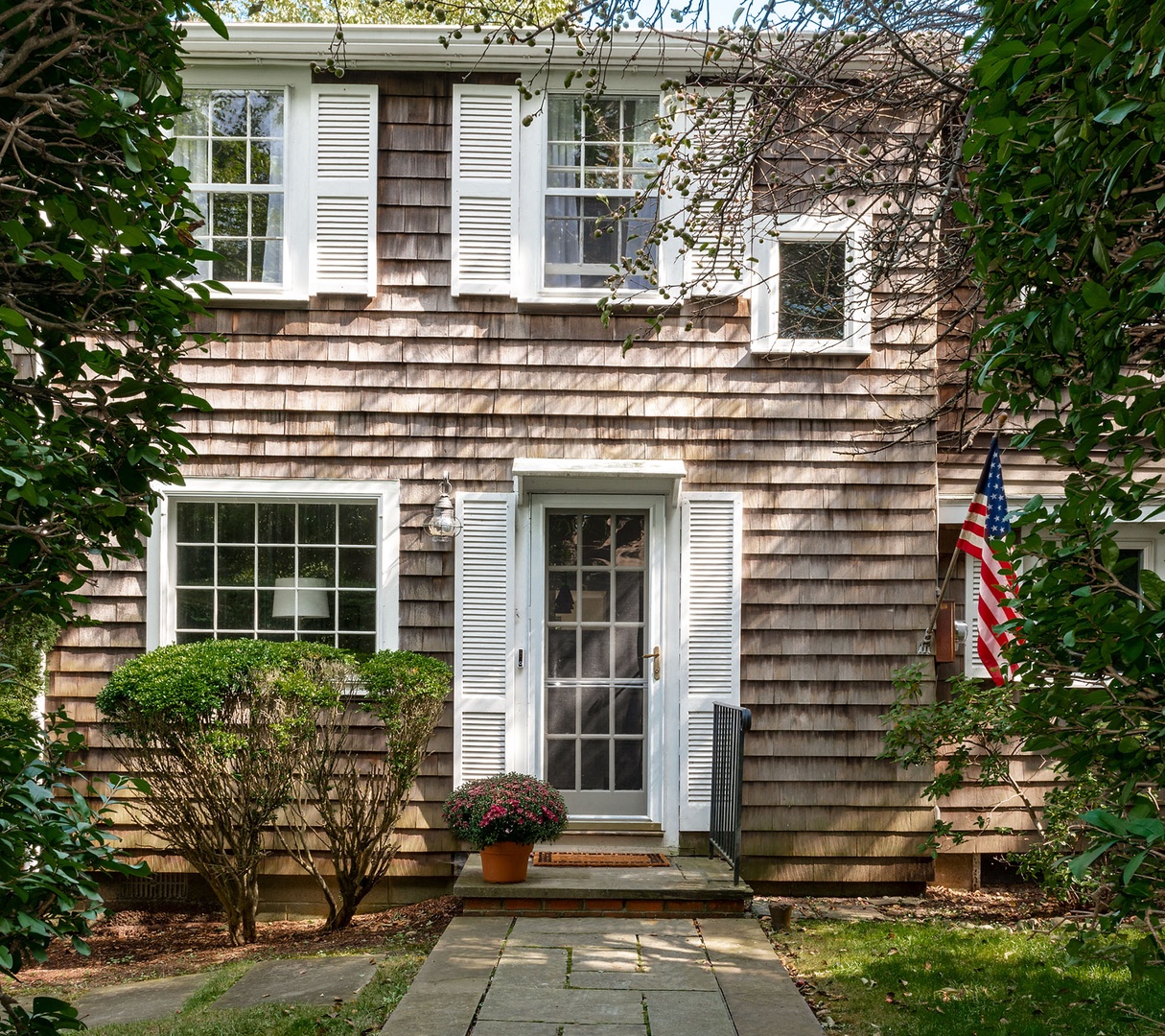 The front exterior of Landfall.