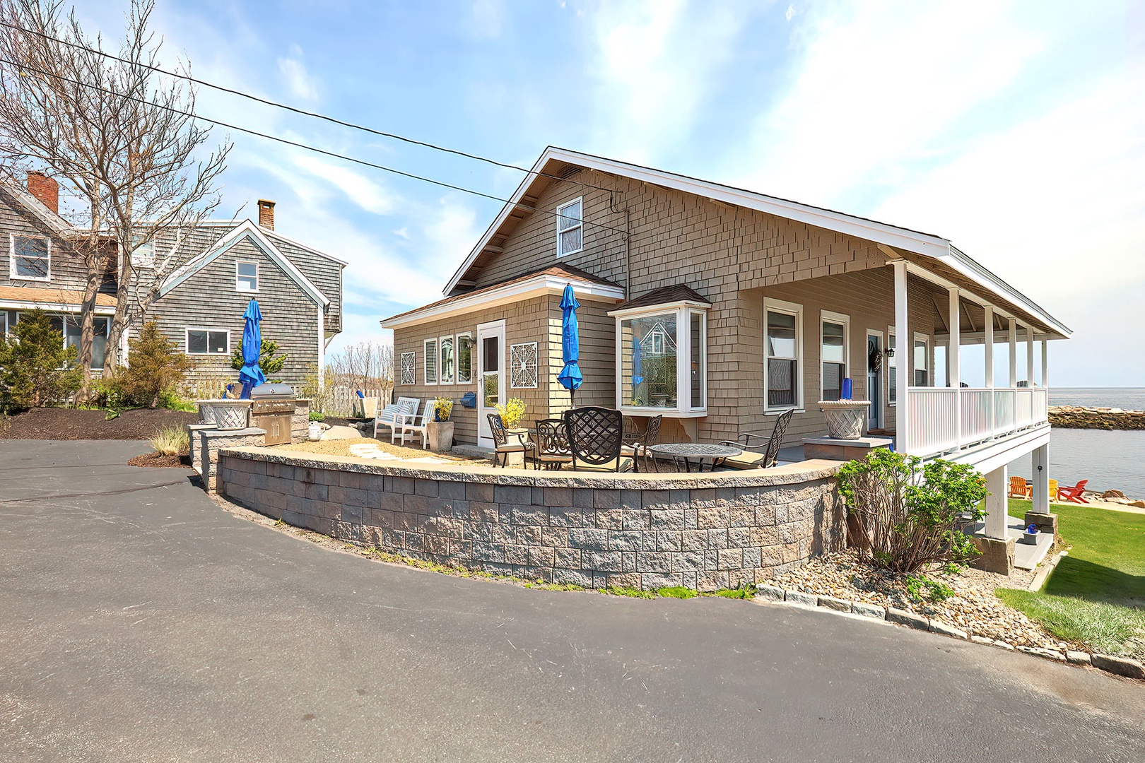 Grill dinner or just relax at the front patio.