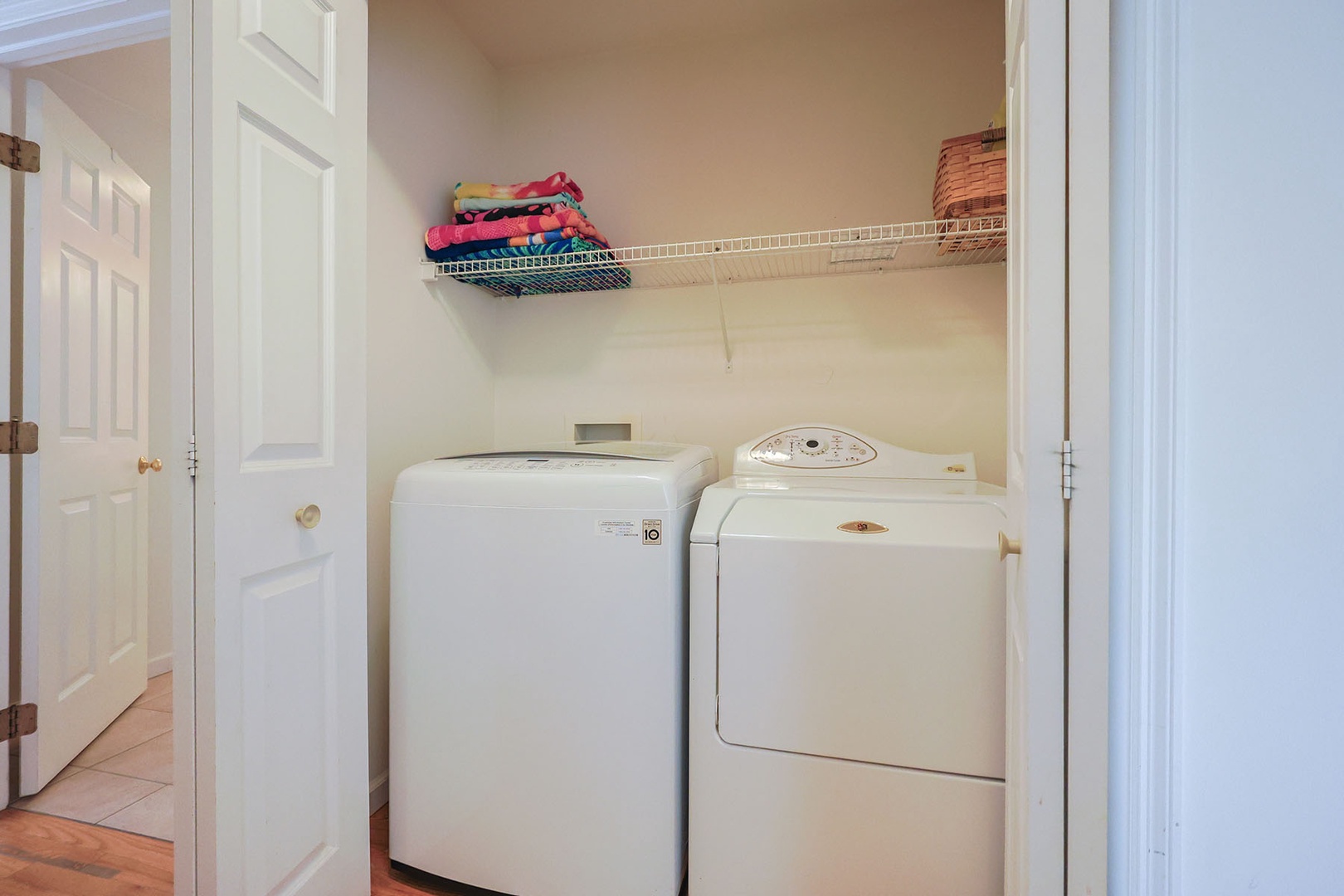 Laundry room is located on the second floor