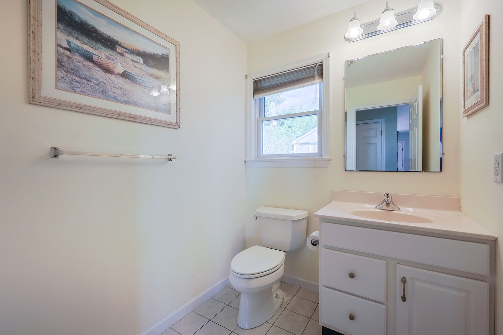 Half bath on the main floor