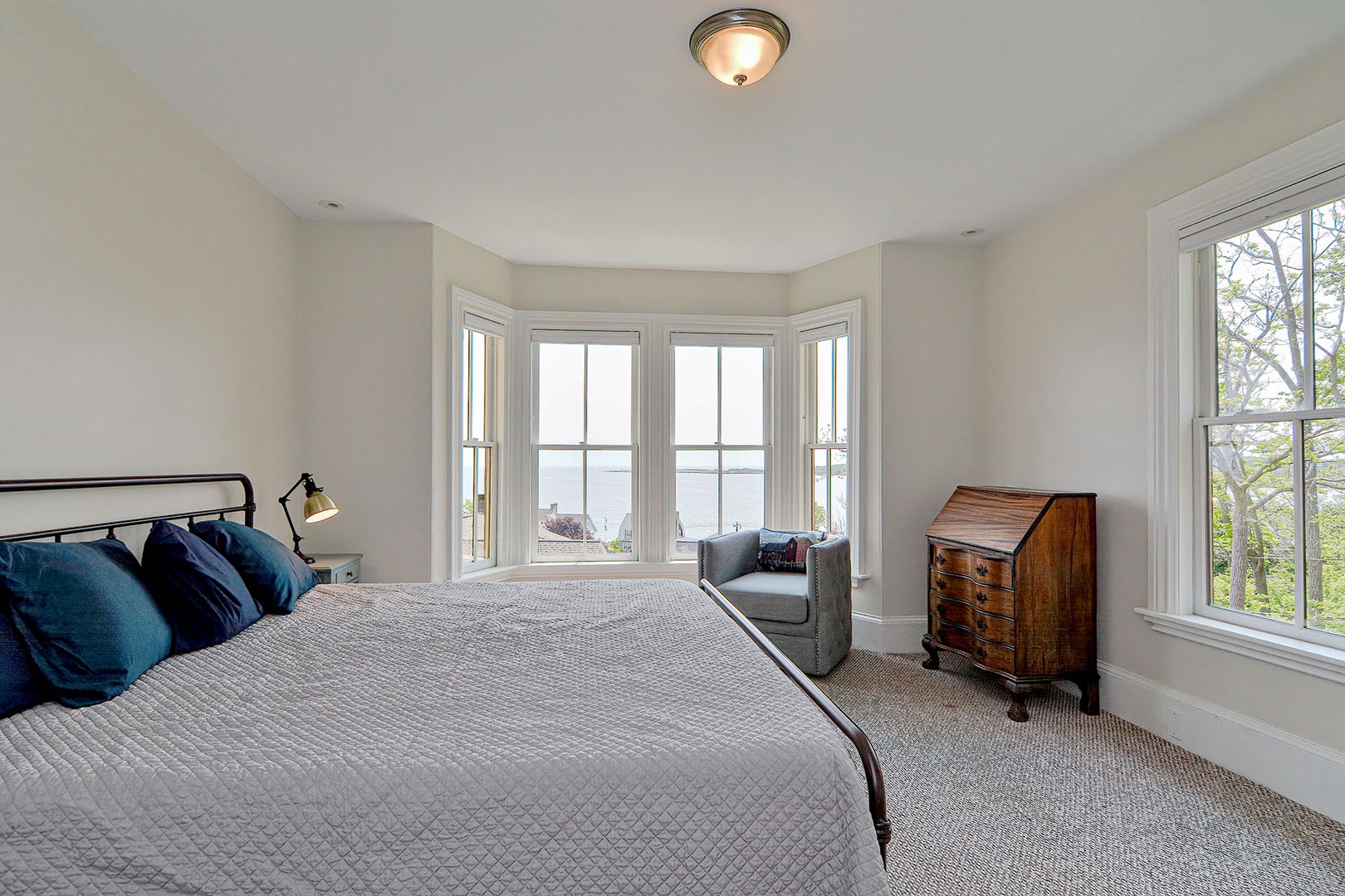 King bedroom with ocean views