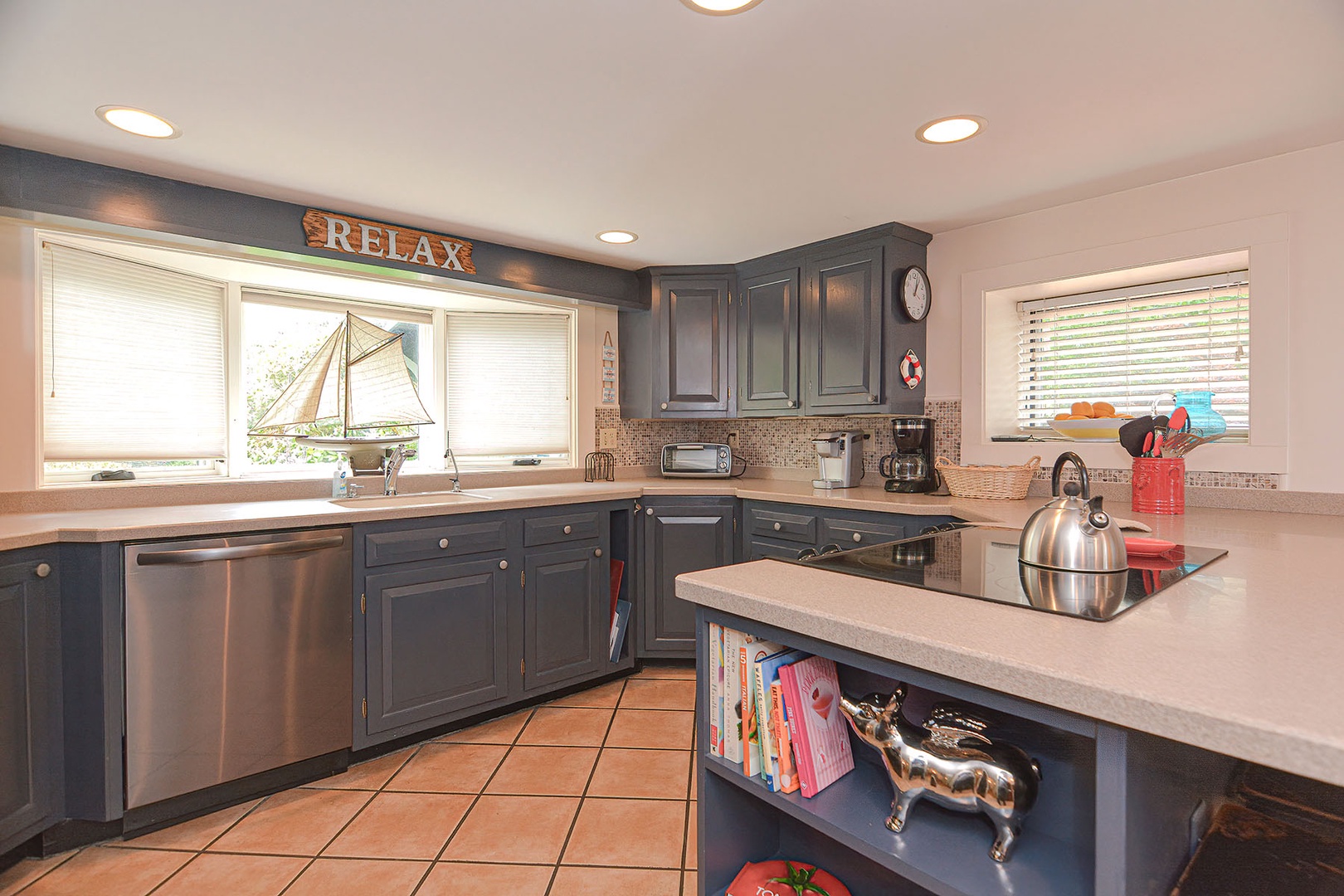 The kitchen.