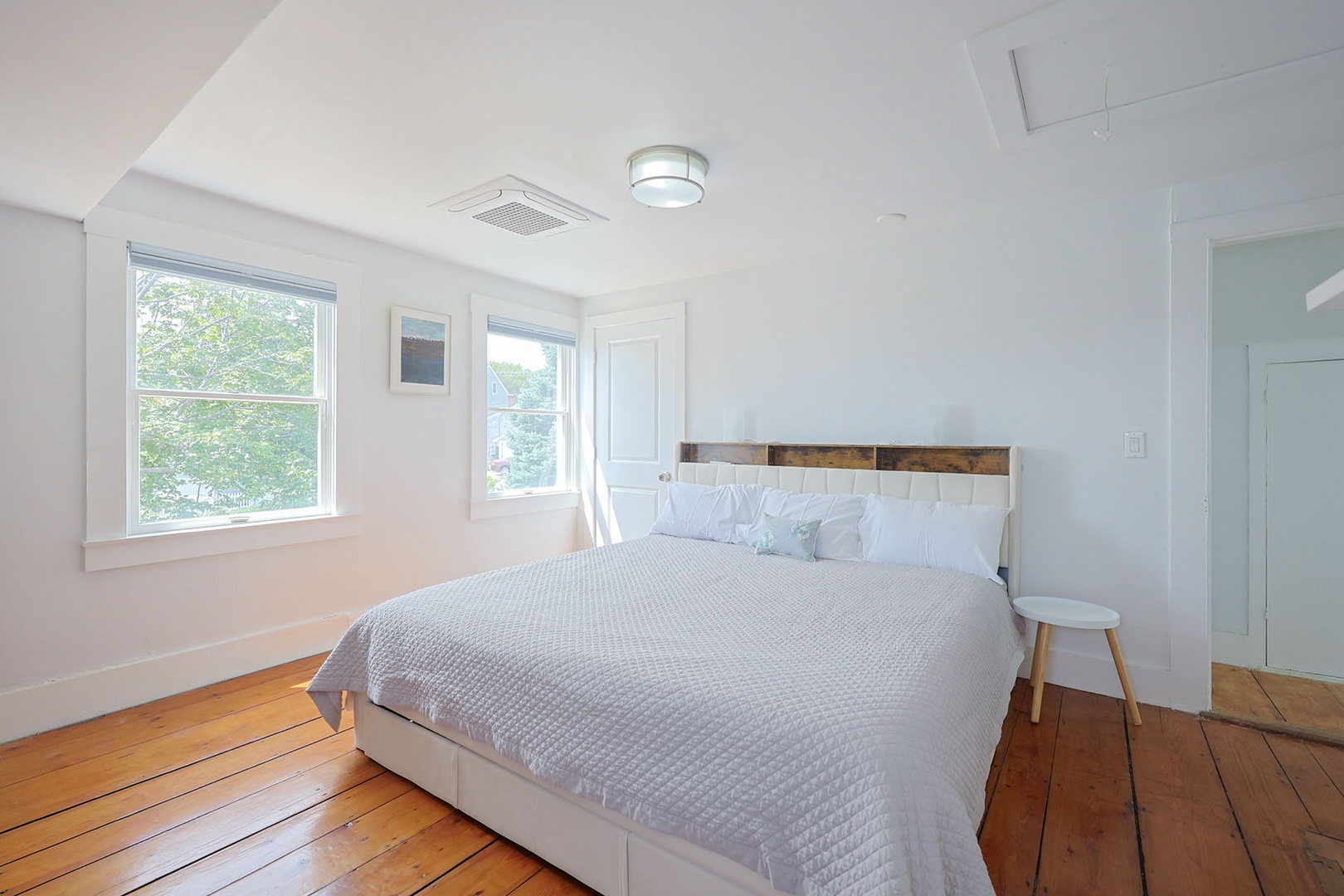 Primary bedroom with King bed.