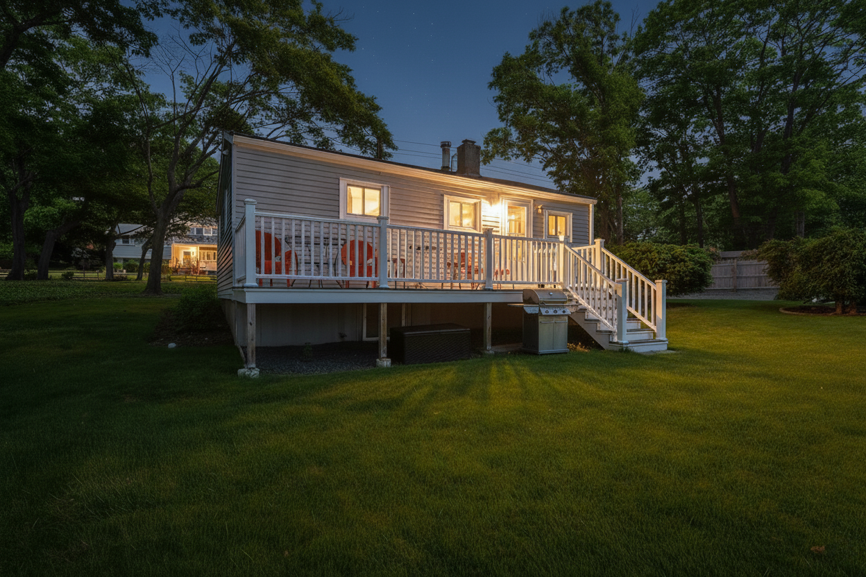 Beach Bungalow Night