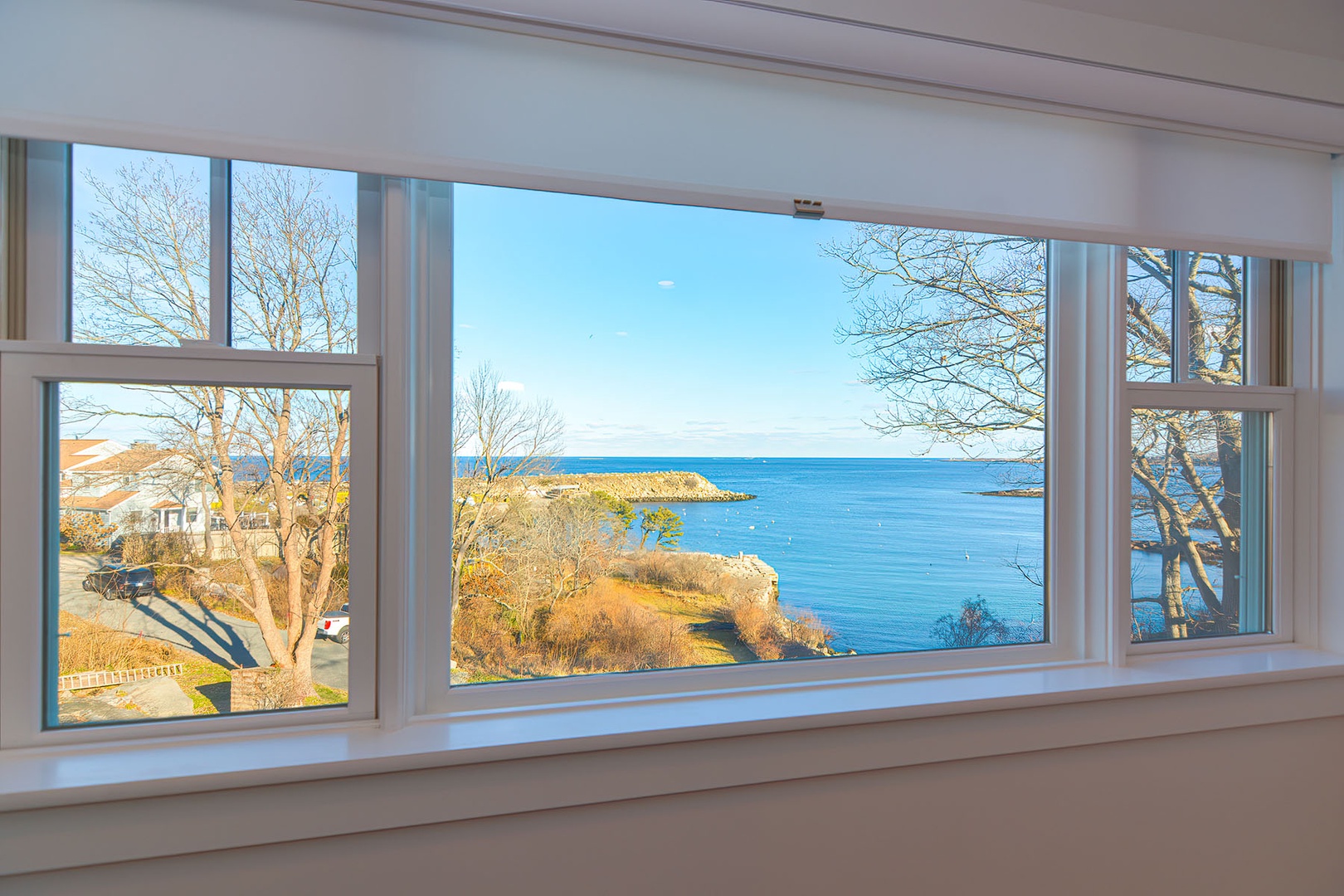 Water view from the primary bedroom.