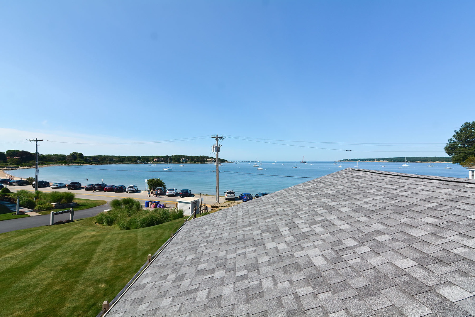 Beach view from second floor bedroom.