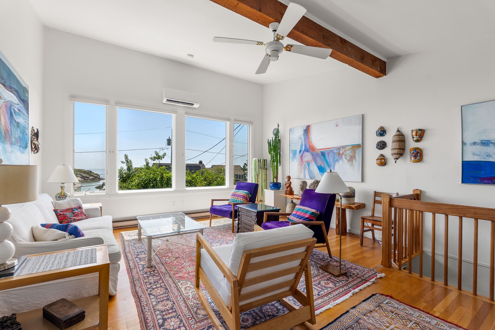 Front parlor with ocean views.