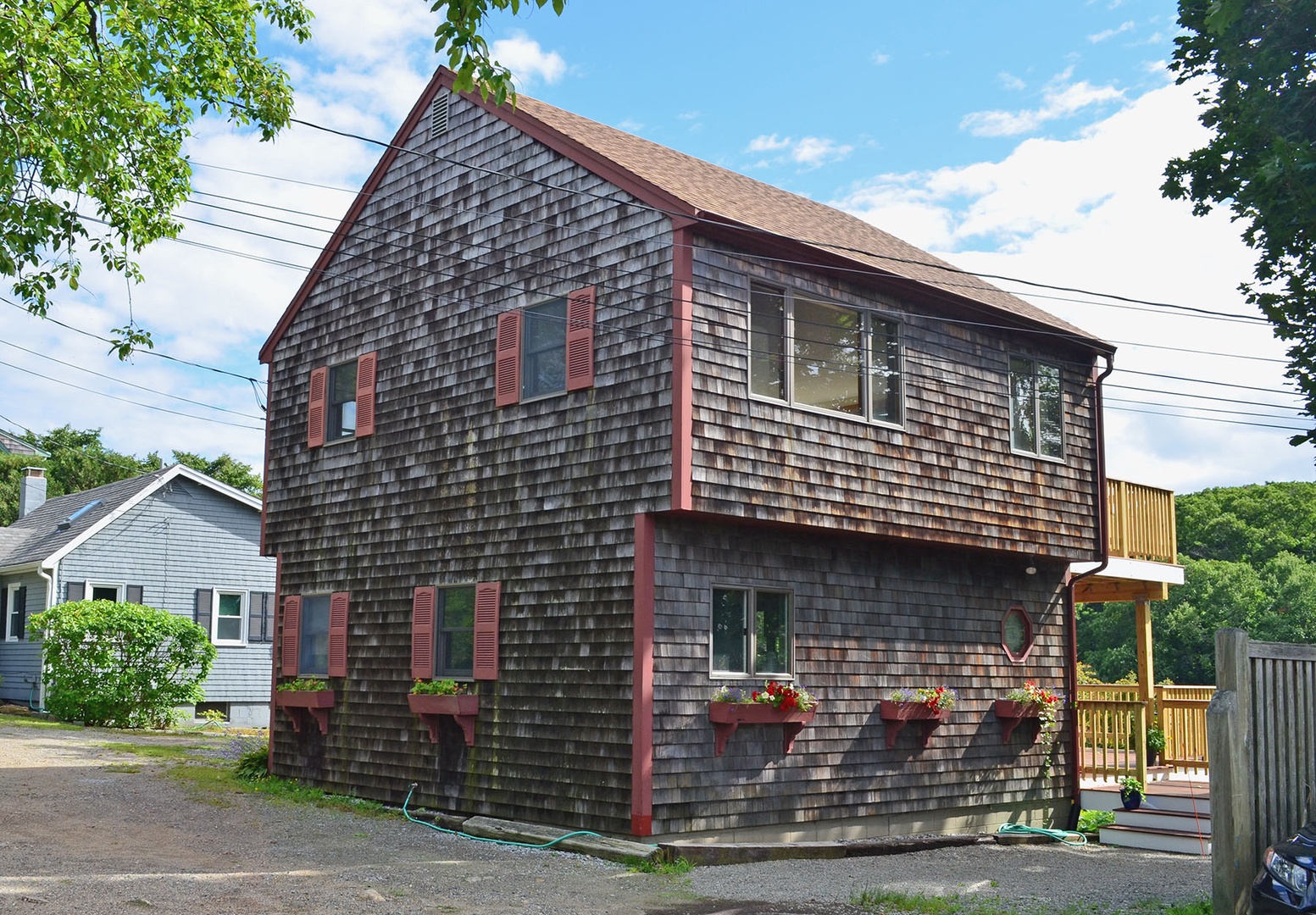 Folly Cove Cottage has a colonial charm with modern comforts.