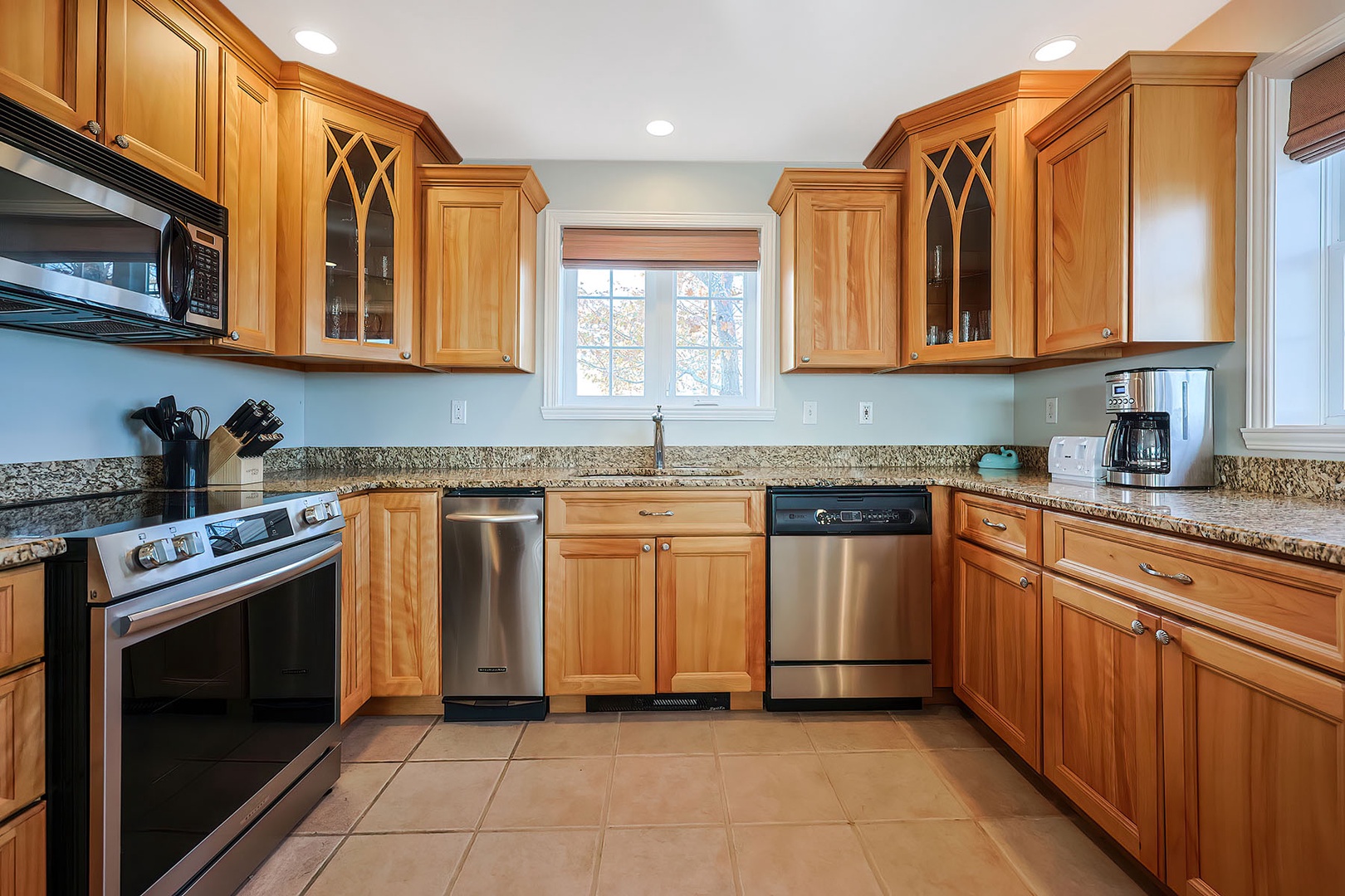 Well appointed kitchen.