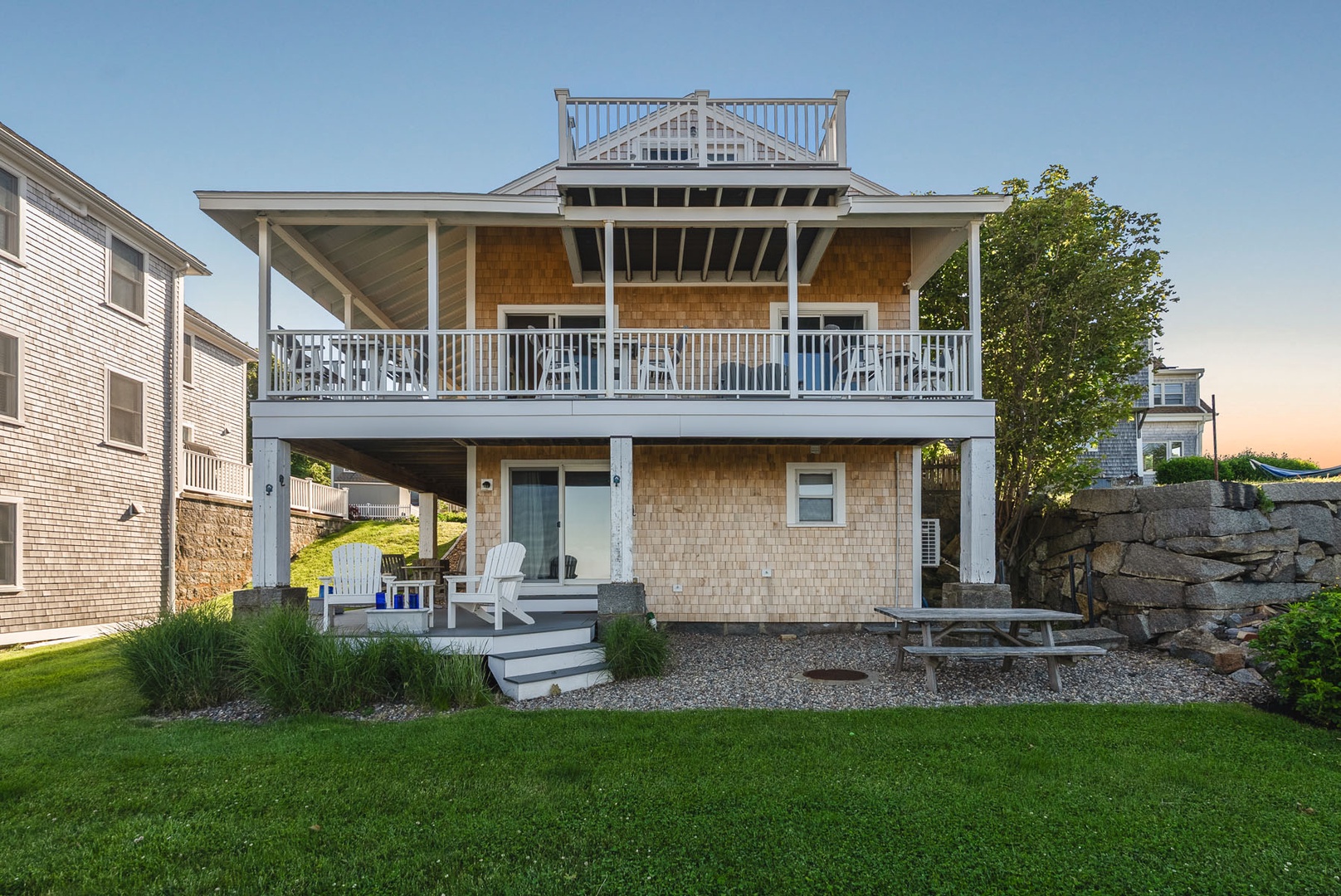 Back of the house.