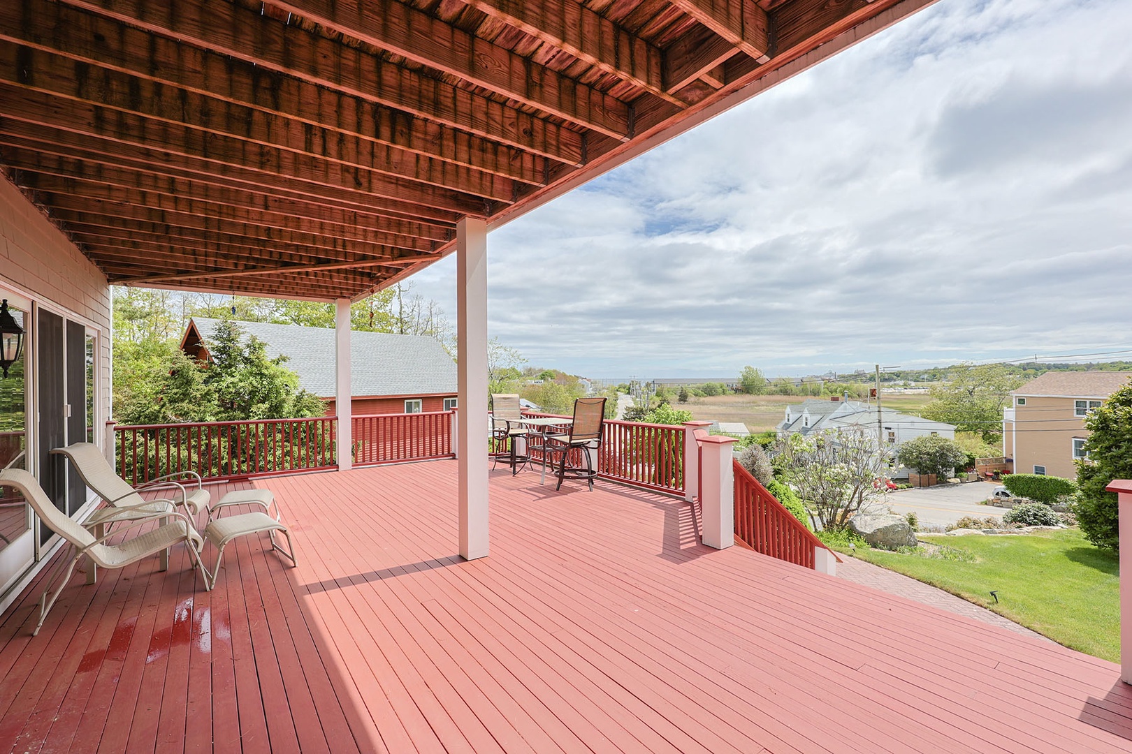 View towards Good Harbor Beach from the front deck