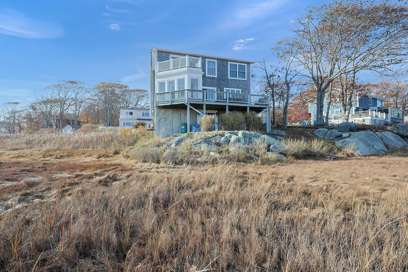 View from the marsh.