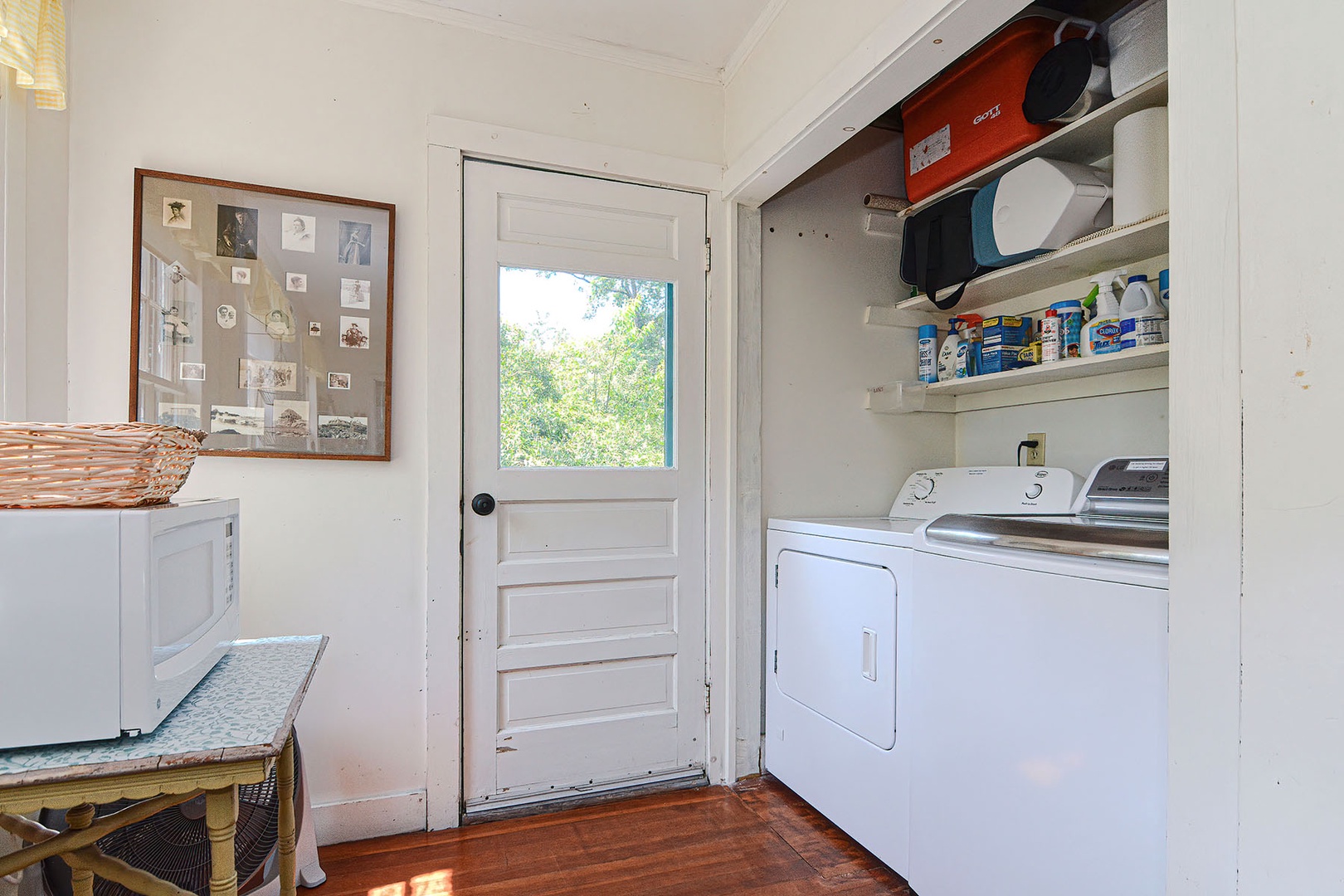 Laundry area.
