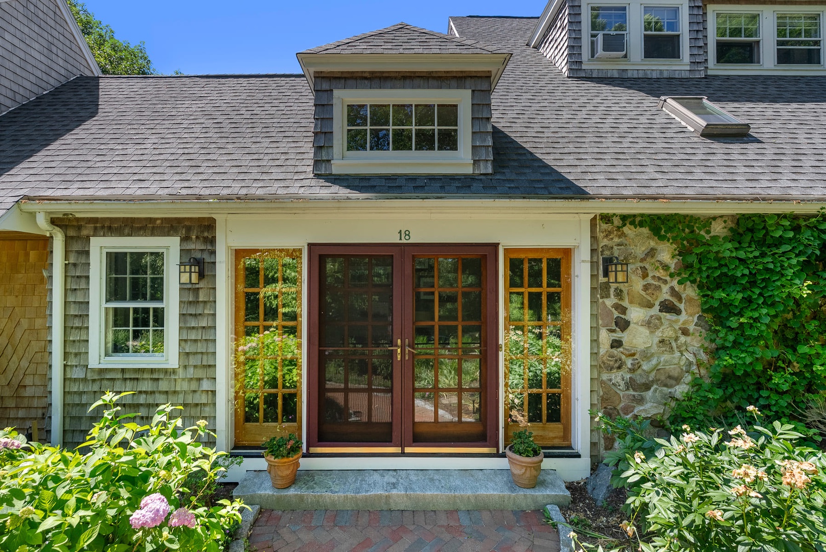 Entrance to the house.