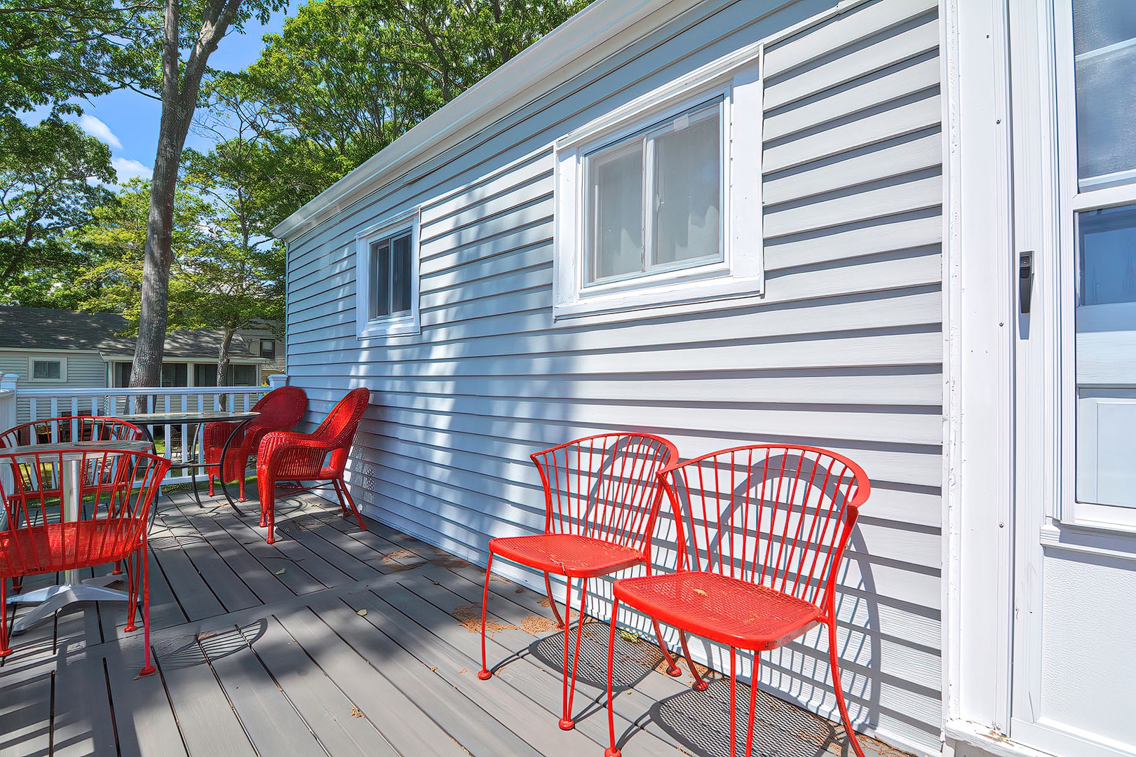 Sit on the deck and enjoy the breeze.