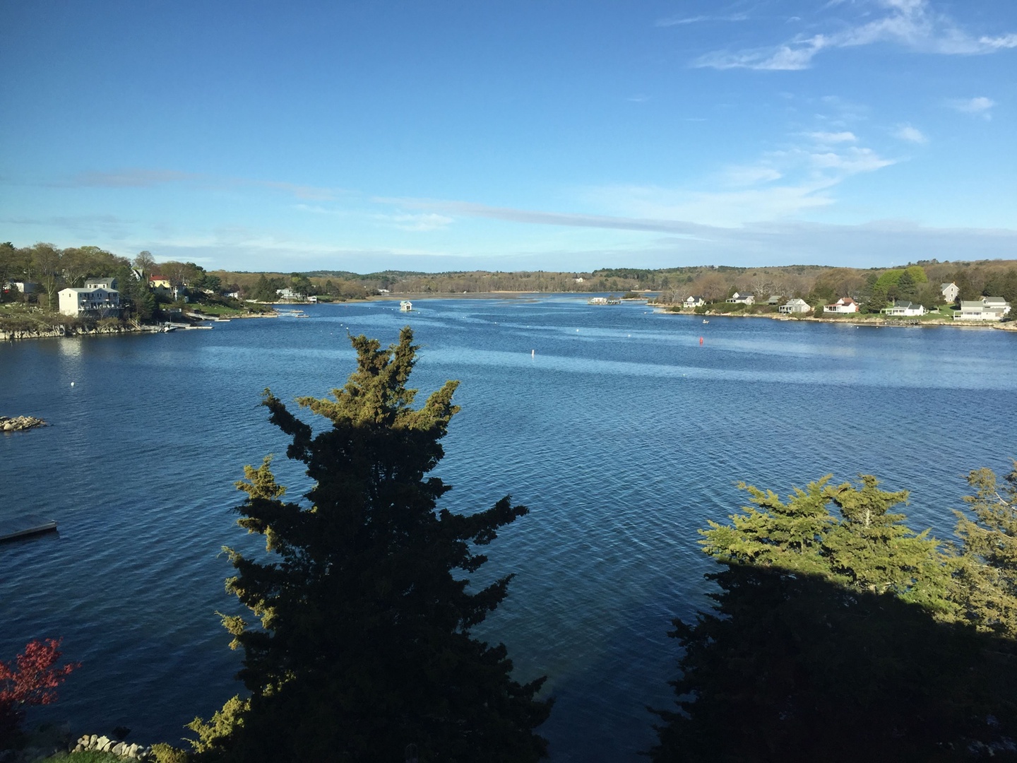 Beautiful views of the Annisquam River from the house.