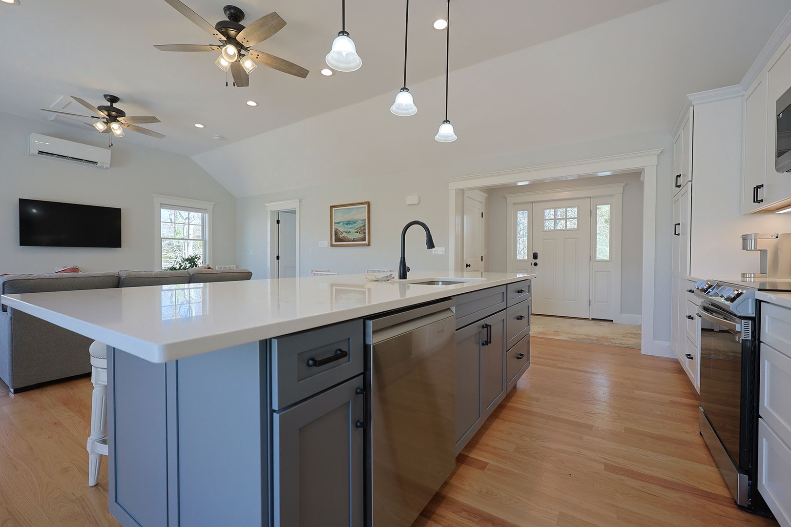 Kitchen island.