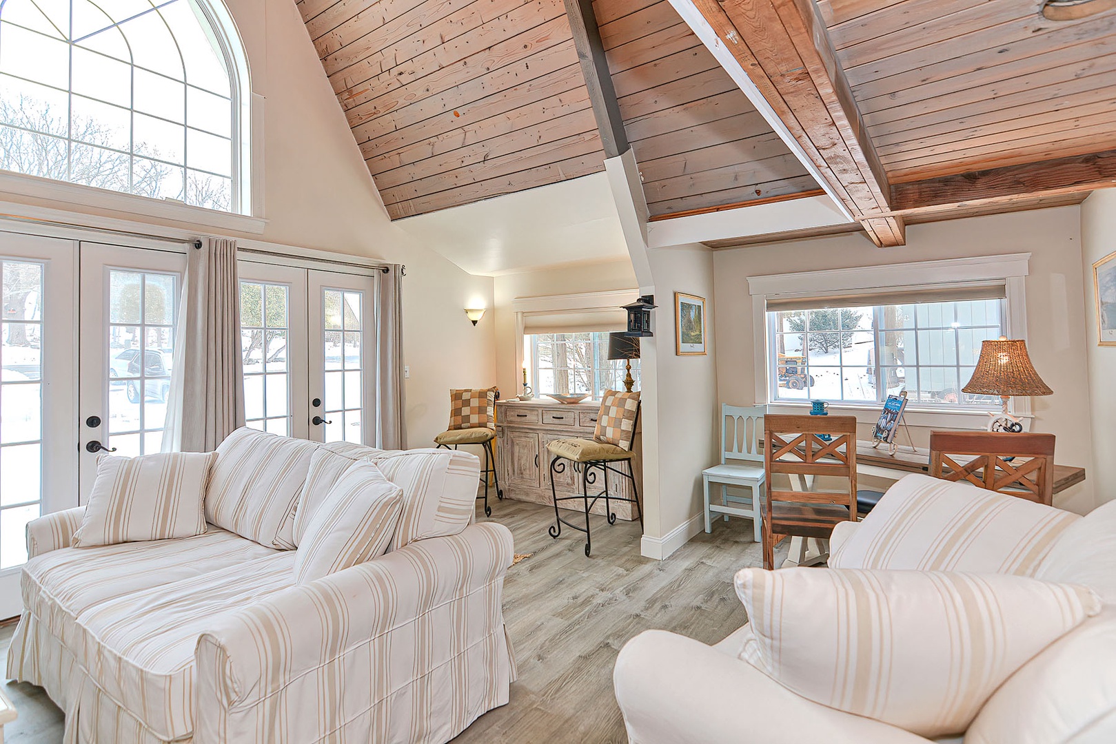 The living area.