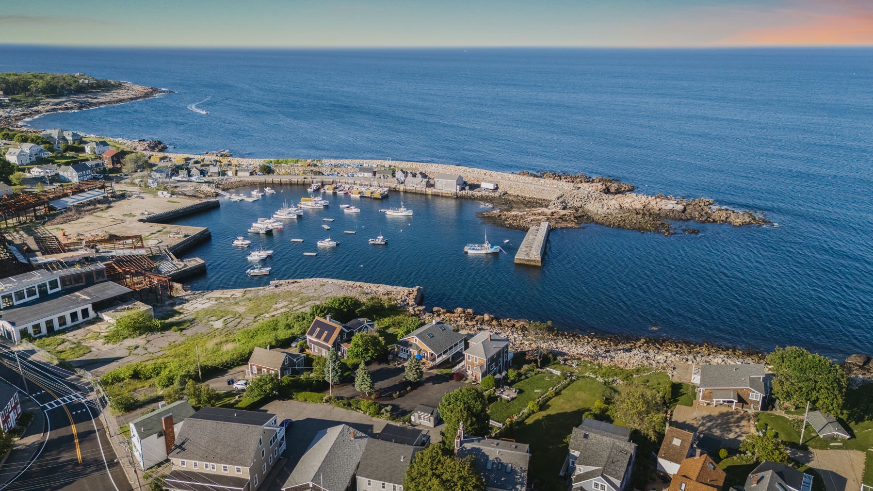 Watch the boats go by in Pigeon Cove.