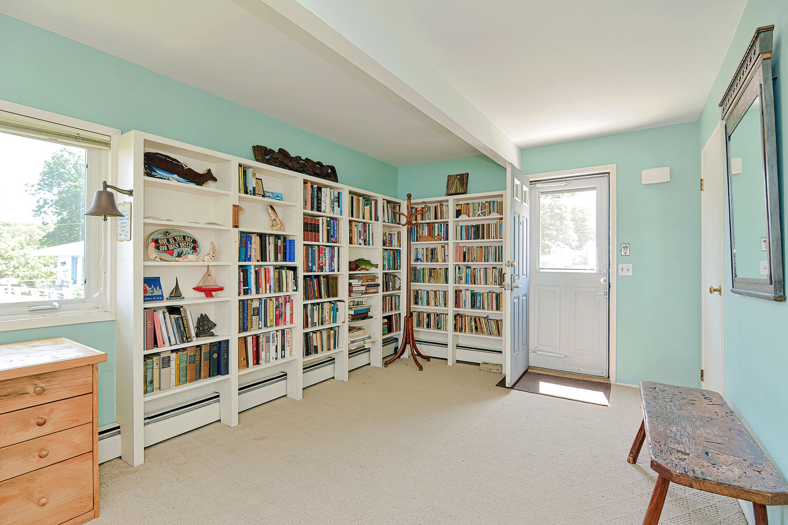 Borrow a book from the library to read on the deck.