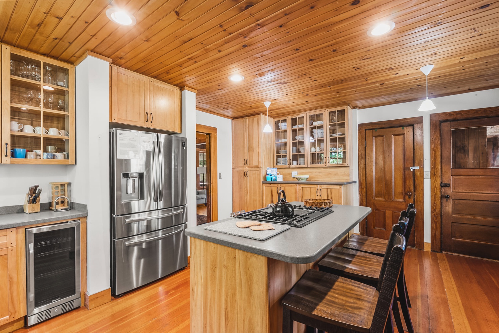 Bright and spacious kitchen.