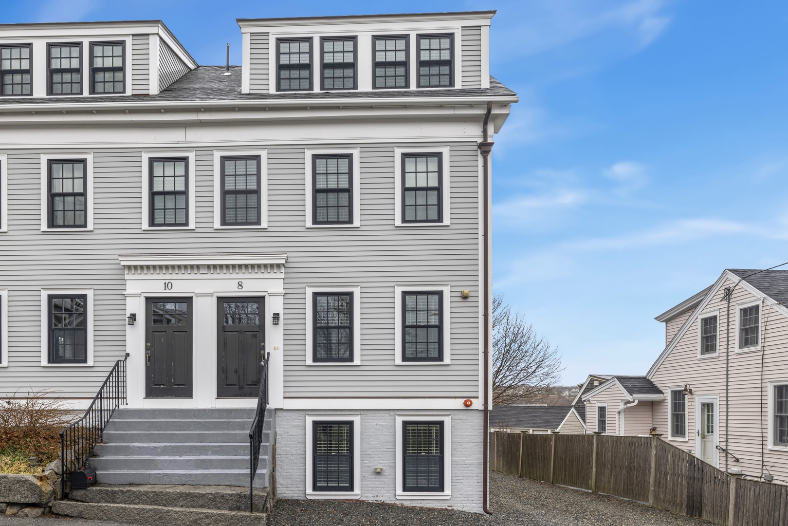 Beautiful historic home, with front entrance on the right