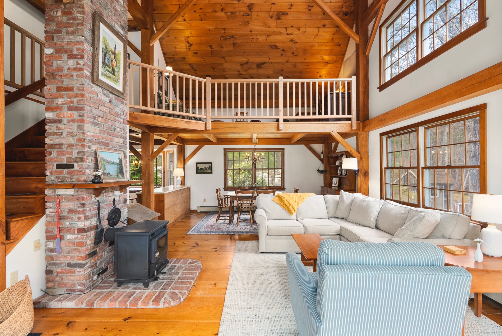 Bright and spacious living area.