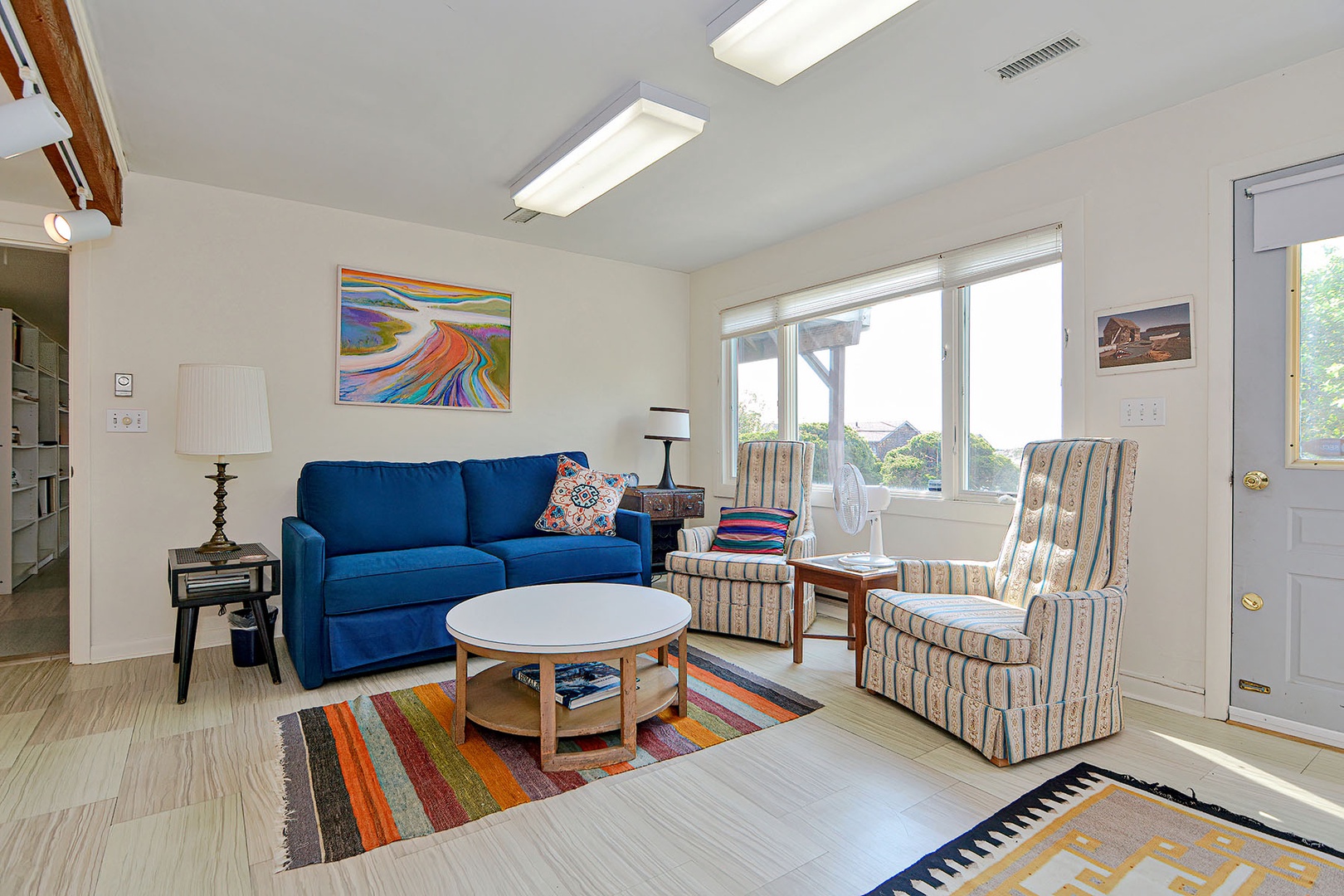 Ground level sitting room.