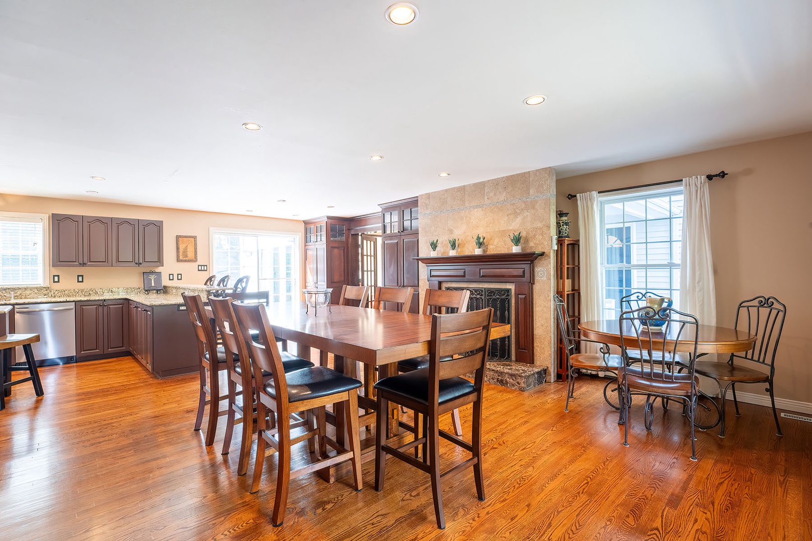 Two dining tables