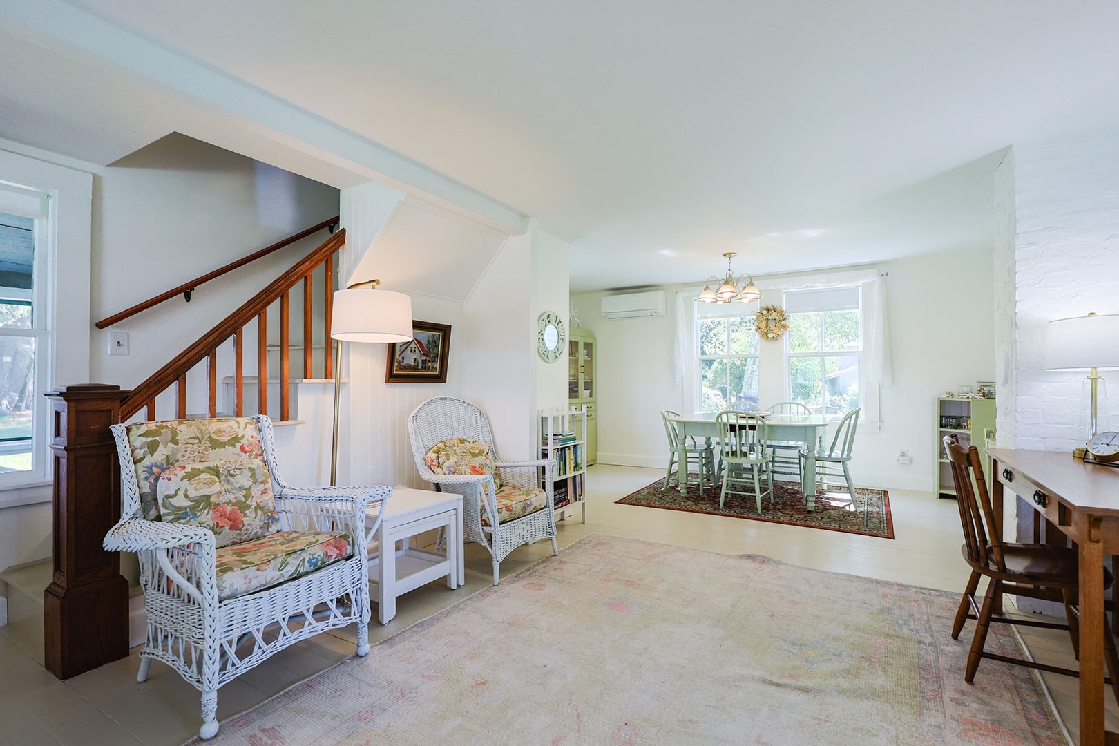 Open-plan living & dining room.
