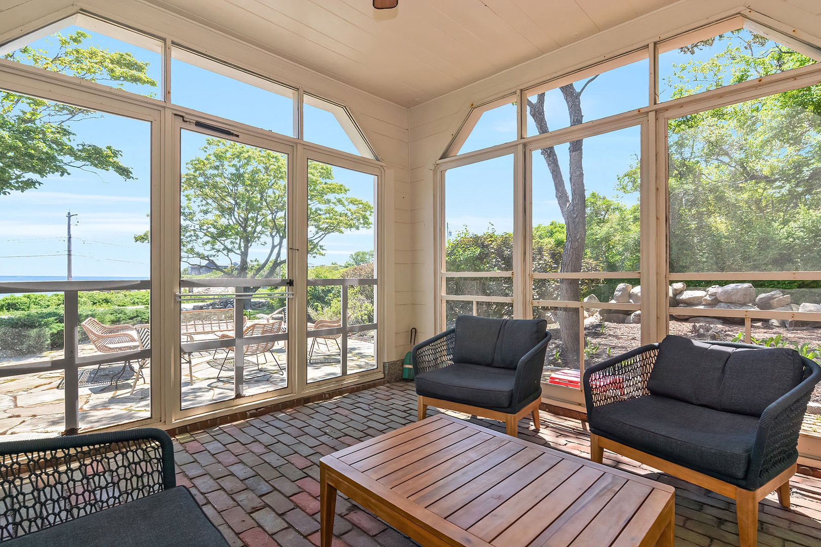 Sip your morning coffee while enjoying the water view.