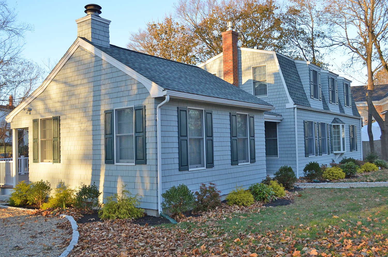 Front corner of the home.