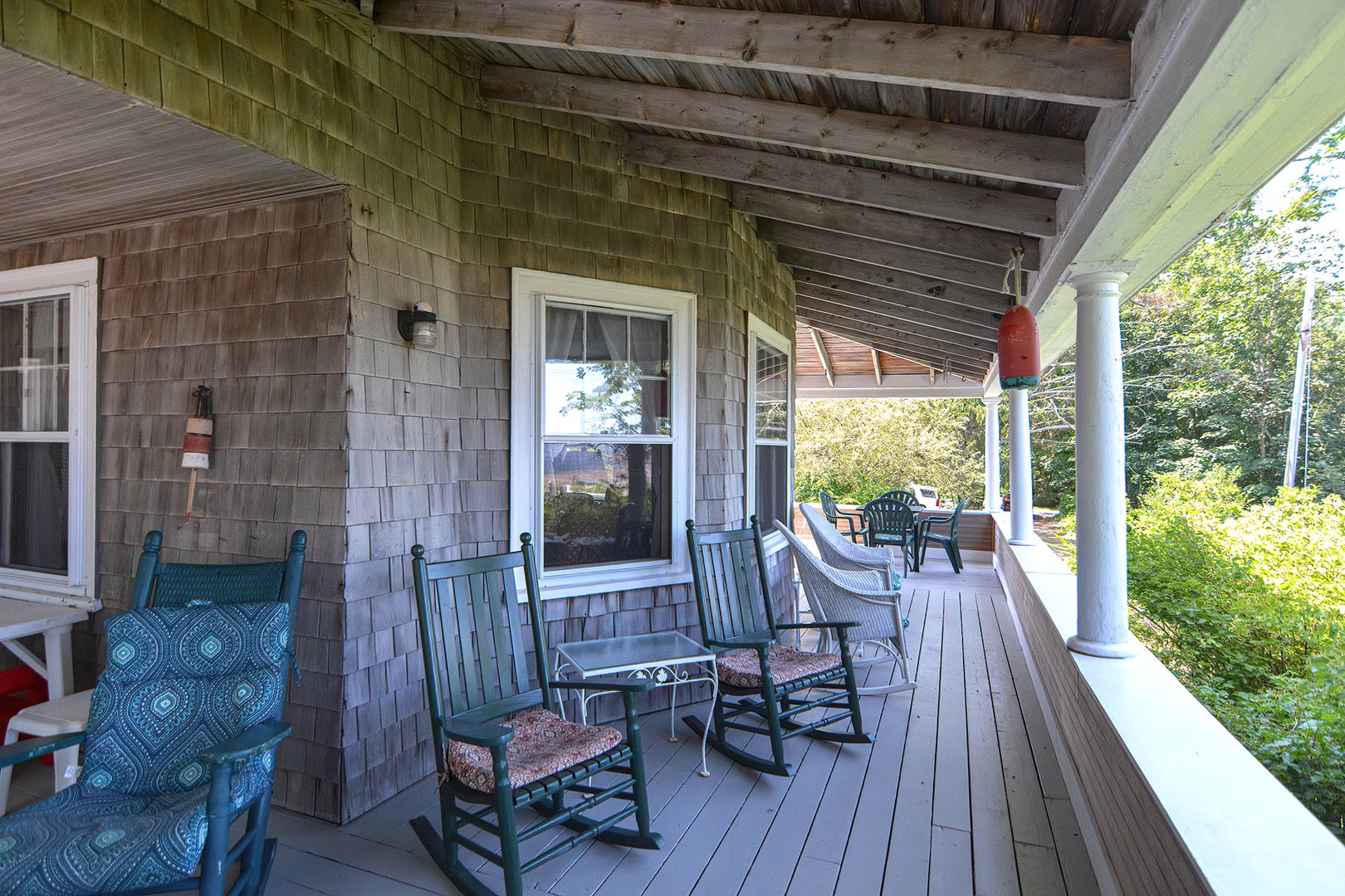 A mellow afternoon while enjoying a cup of tea in the porch.