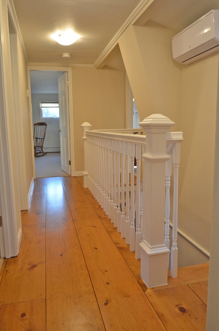 Upstairs hall and landing.