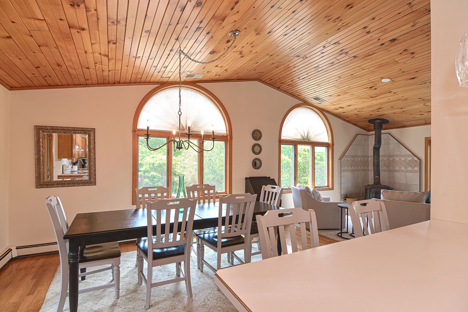 Huge kitchen.
