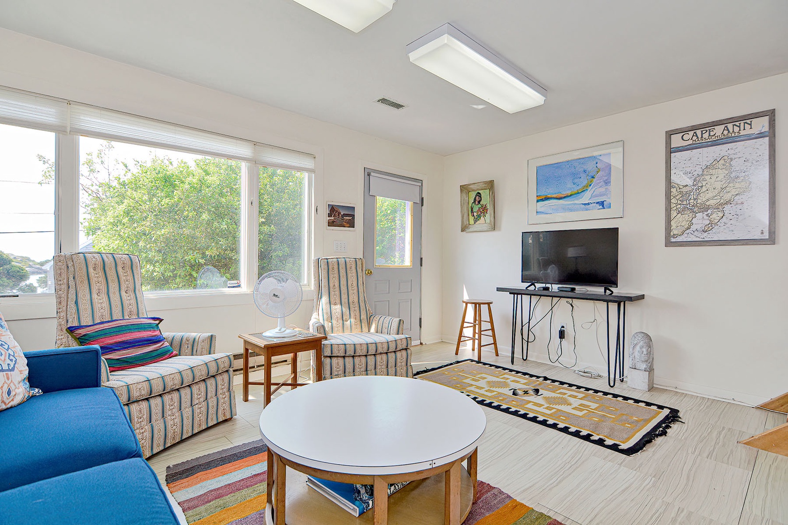 Ground level sitting room.