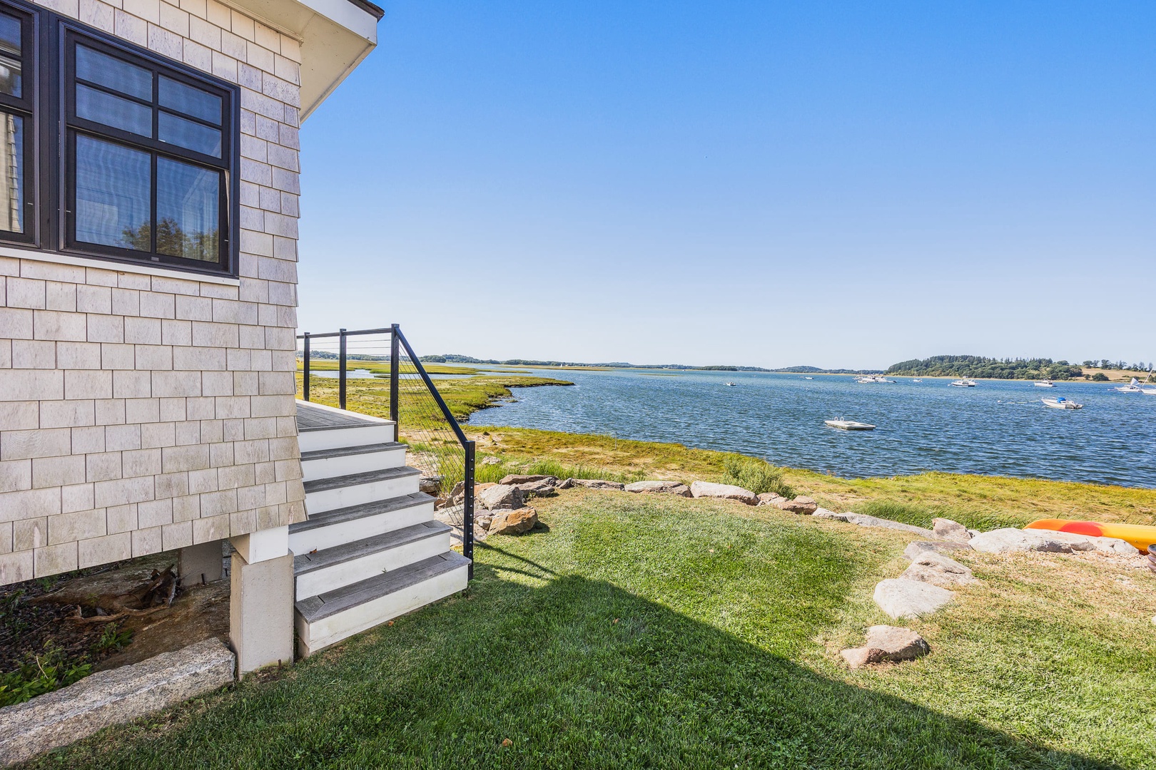 Side of the house with amazing views.