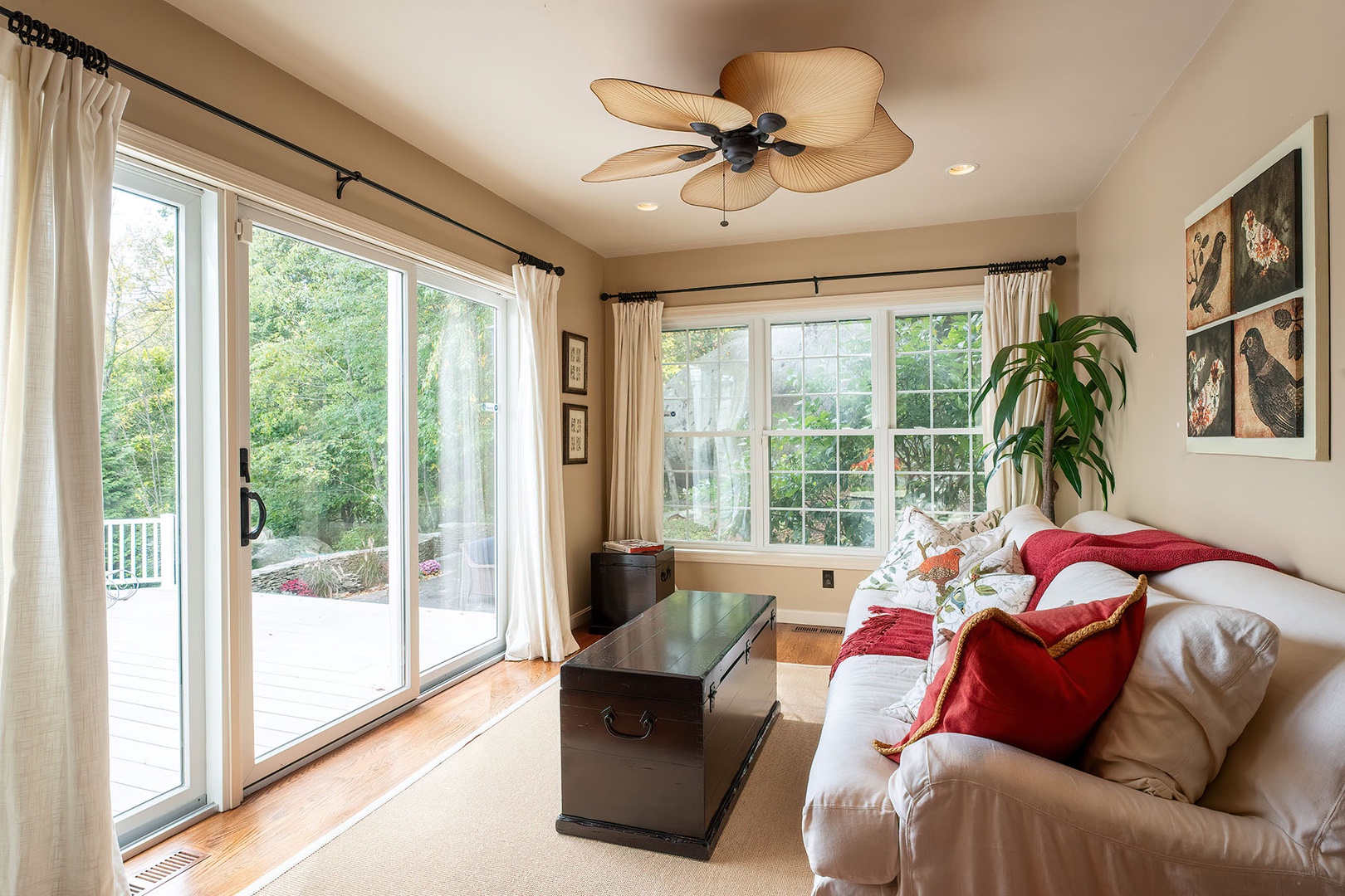 Relax in the sunroom