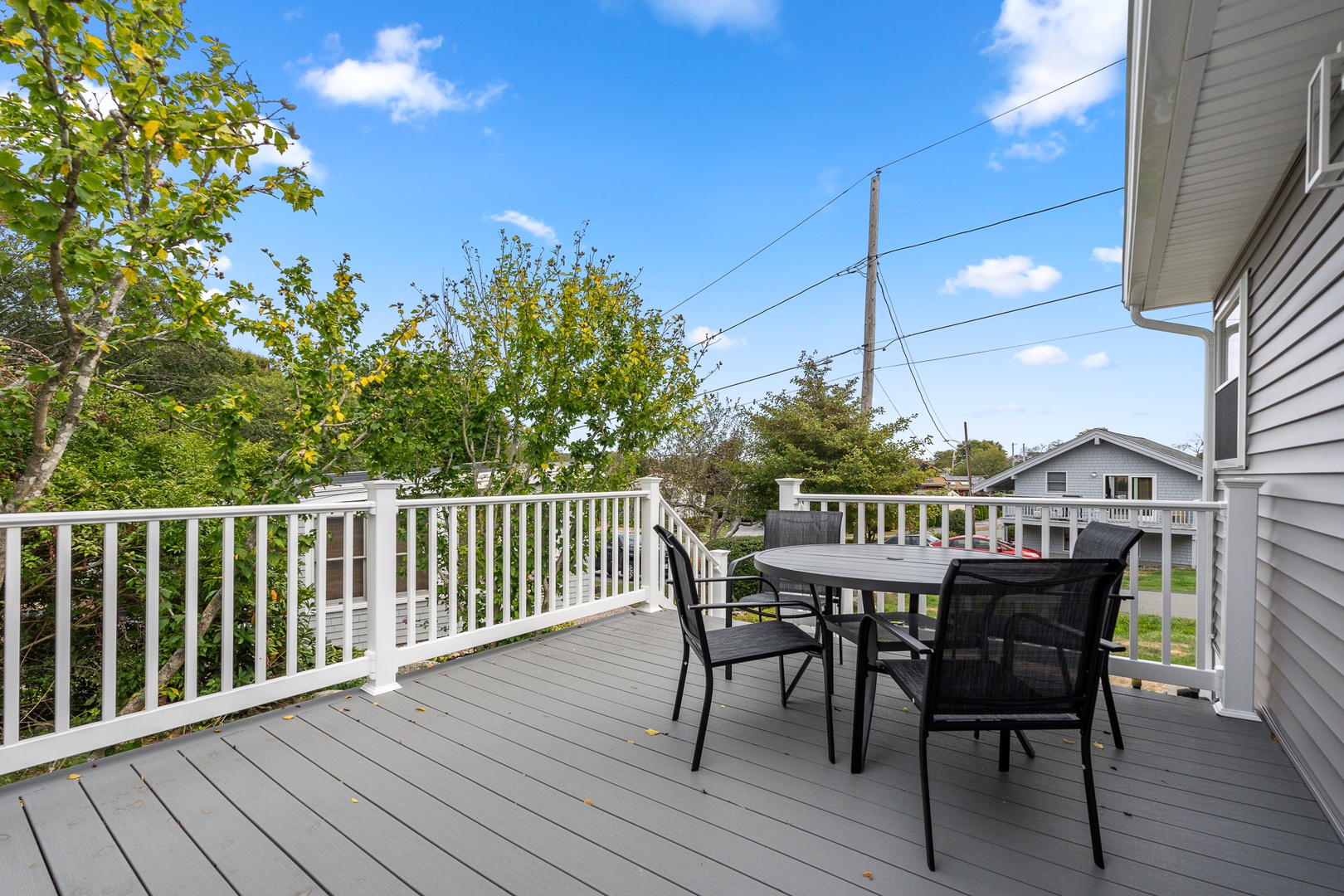 The view from the deck.