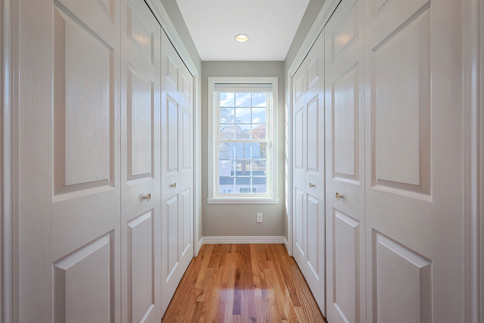 Primary King bedroom closets.