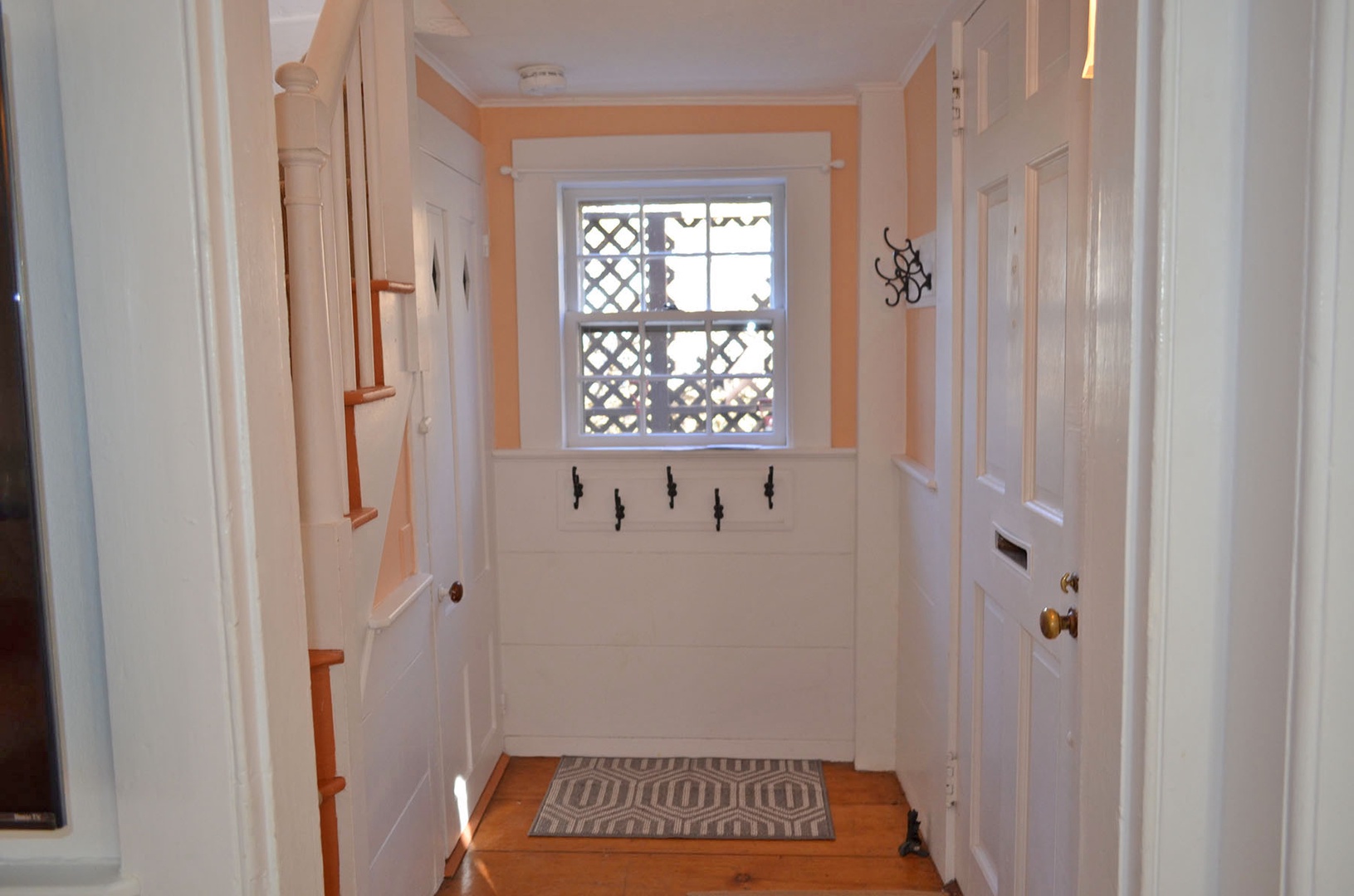 View from living room looking toward the front entry.