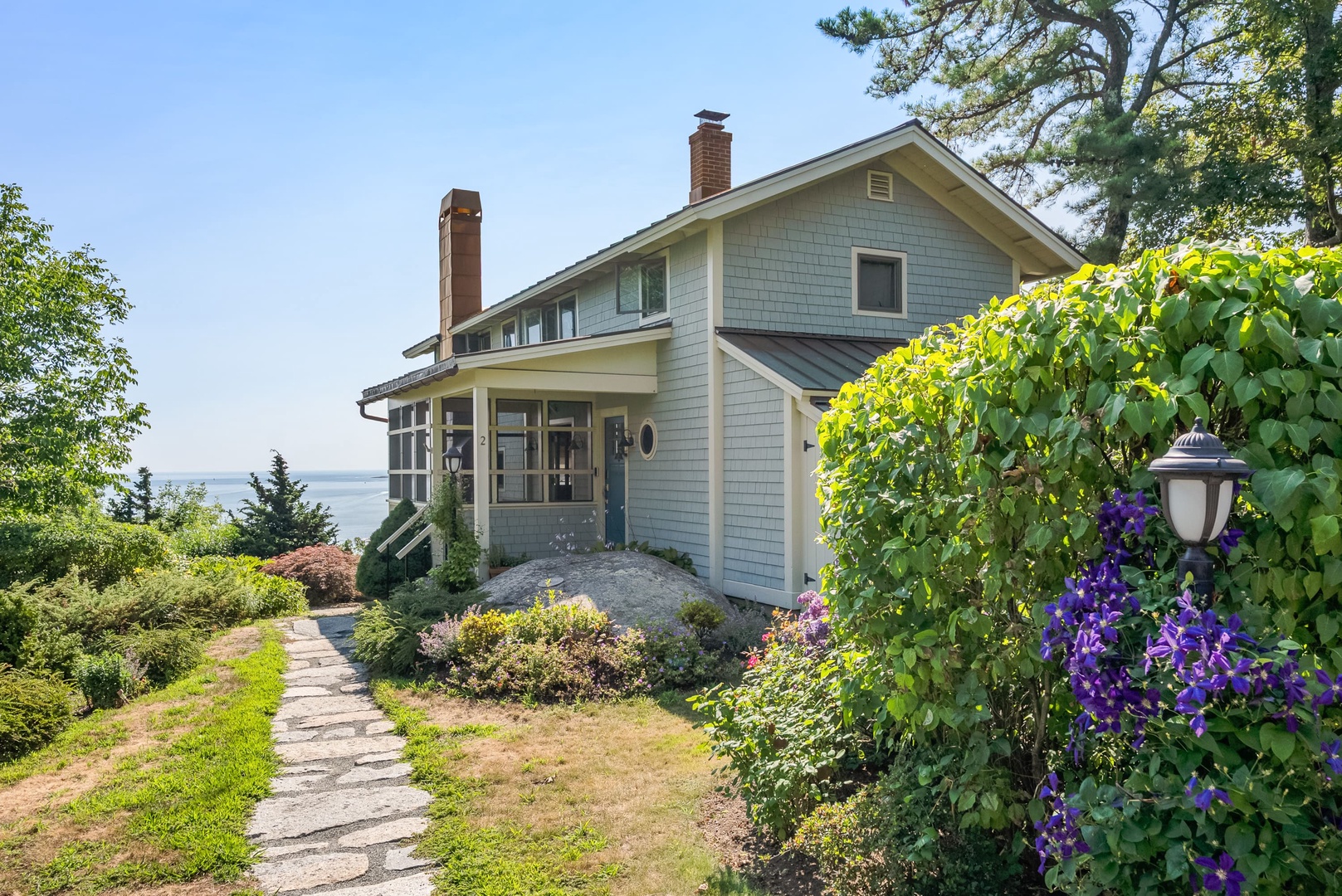 Front of the house.