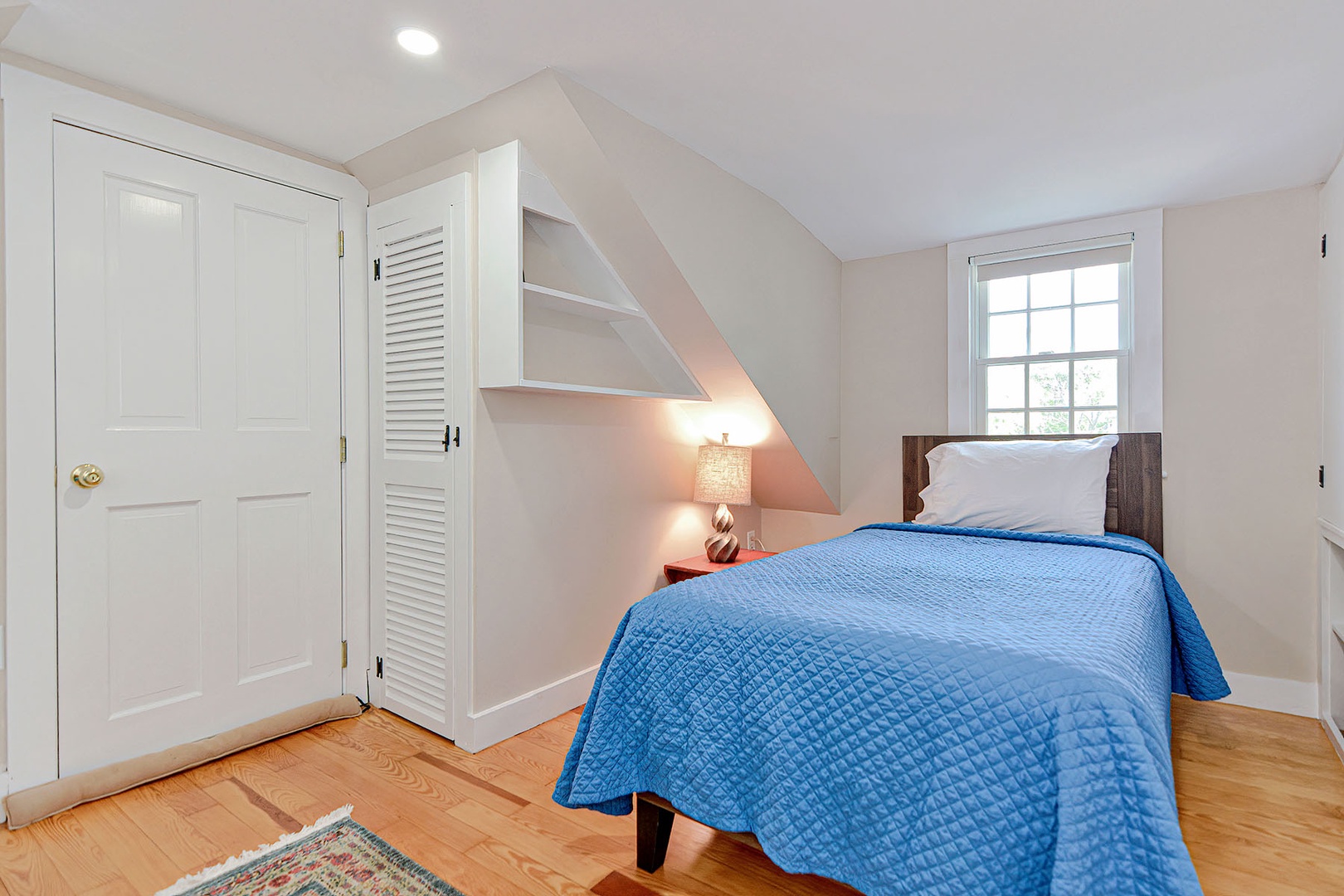 The other twin bed.