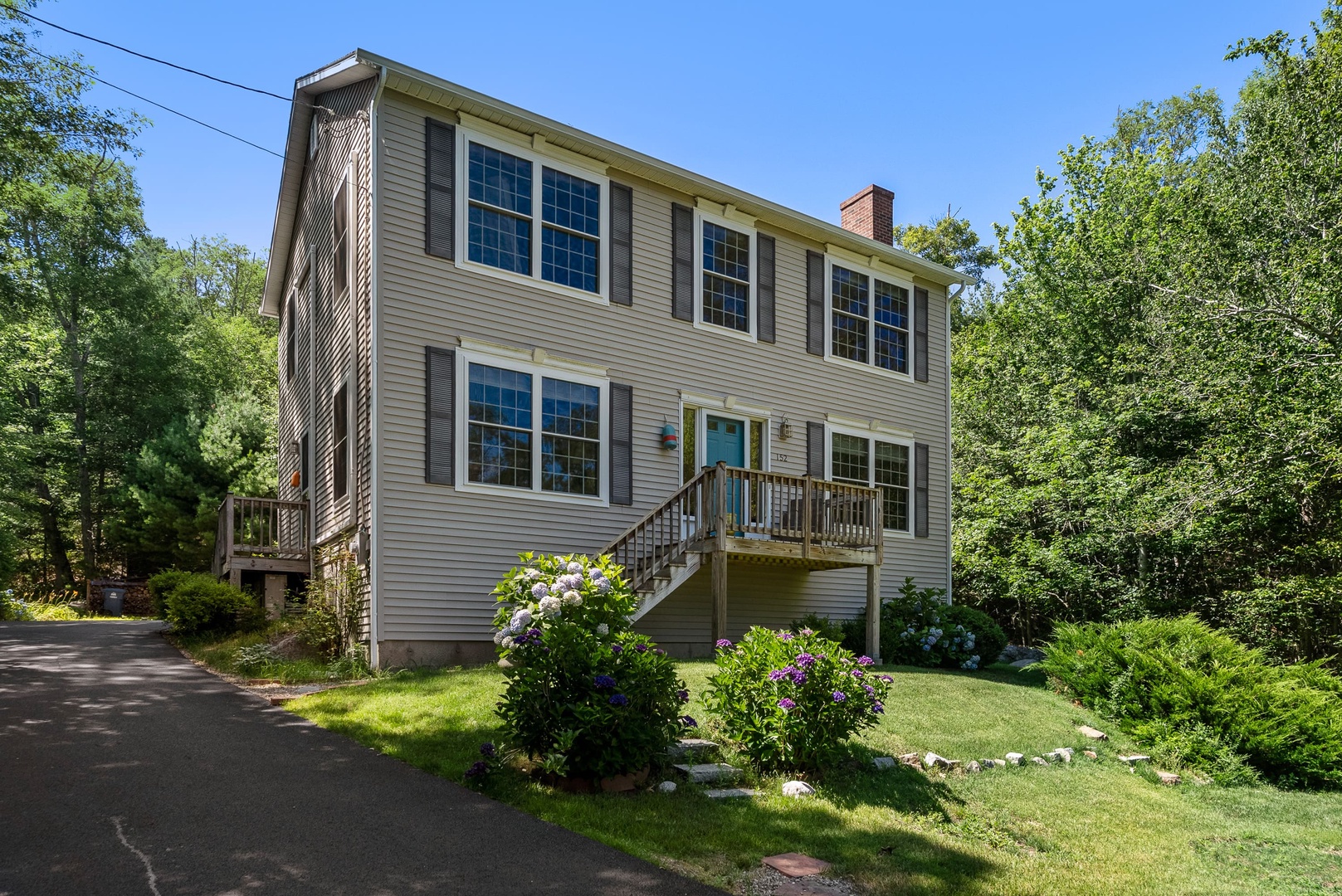Front of the house.